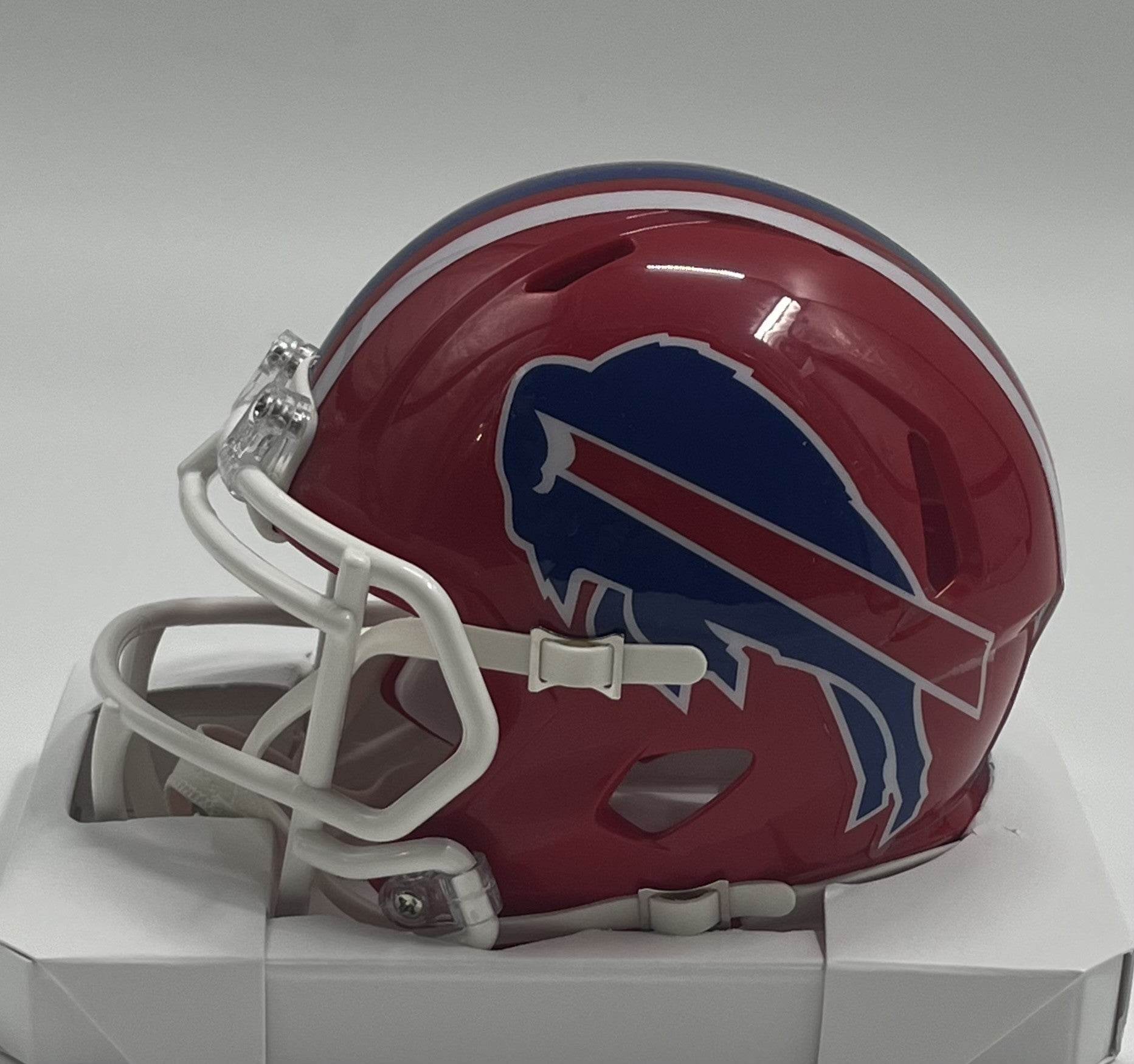 Andre Reed Signed Bills Speed Mini Helmet (Beckett)