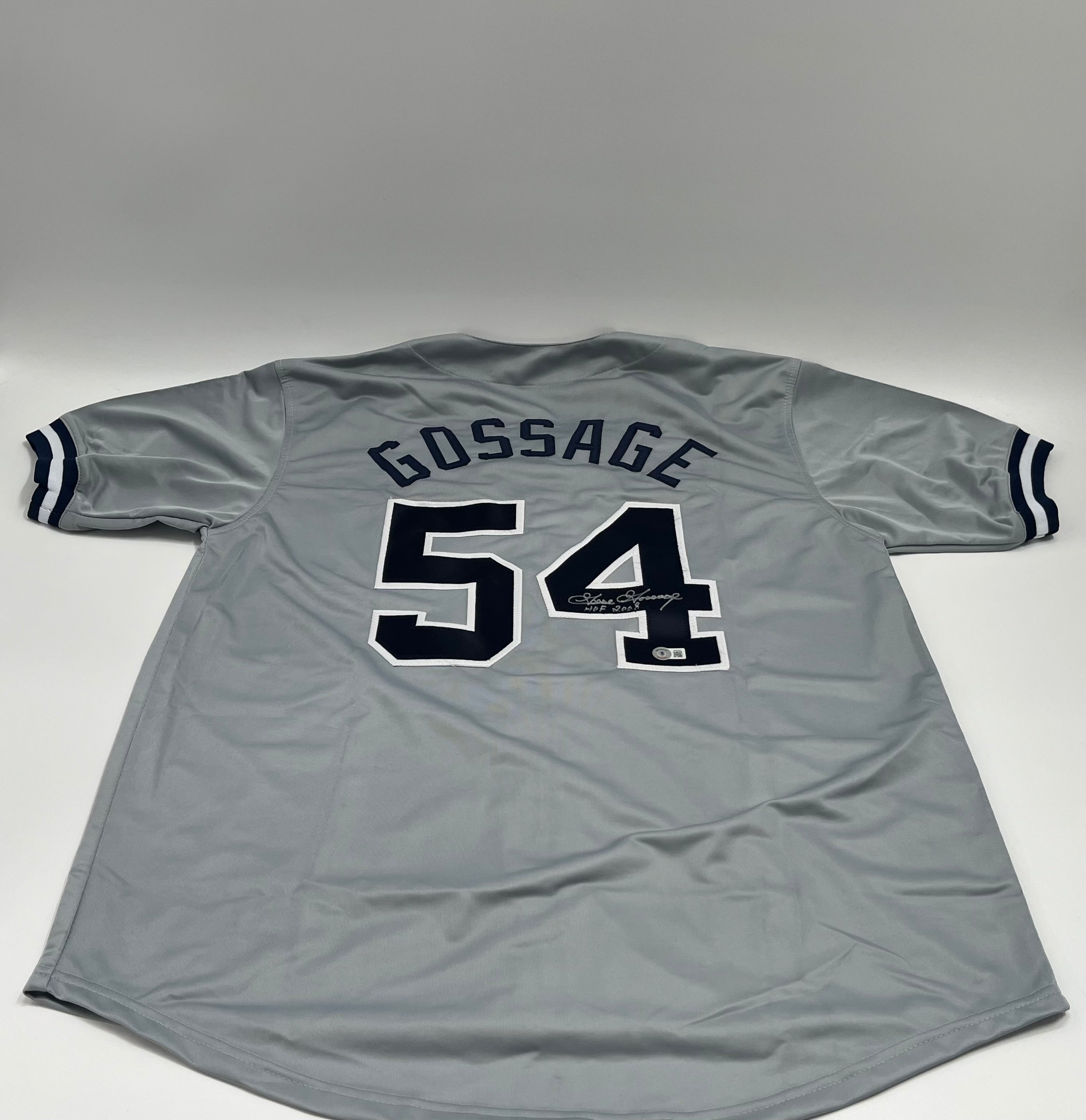 Goose Gossage Signed Jersey Inscribed "HOF 2008" (Beckett)