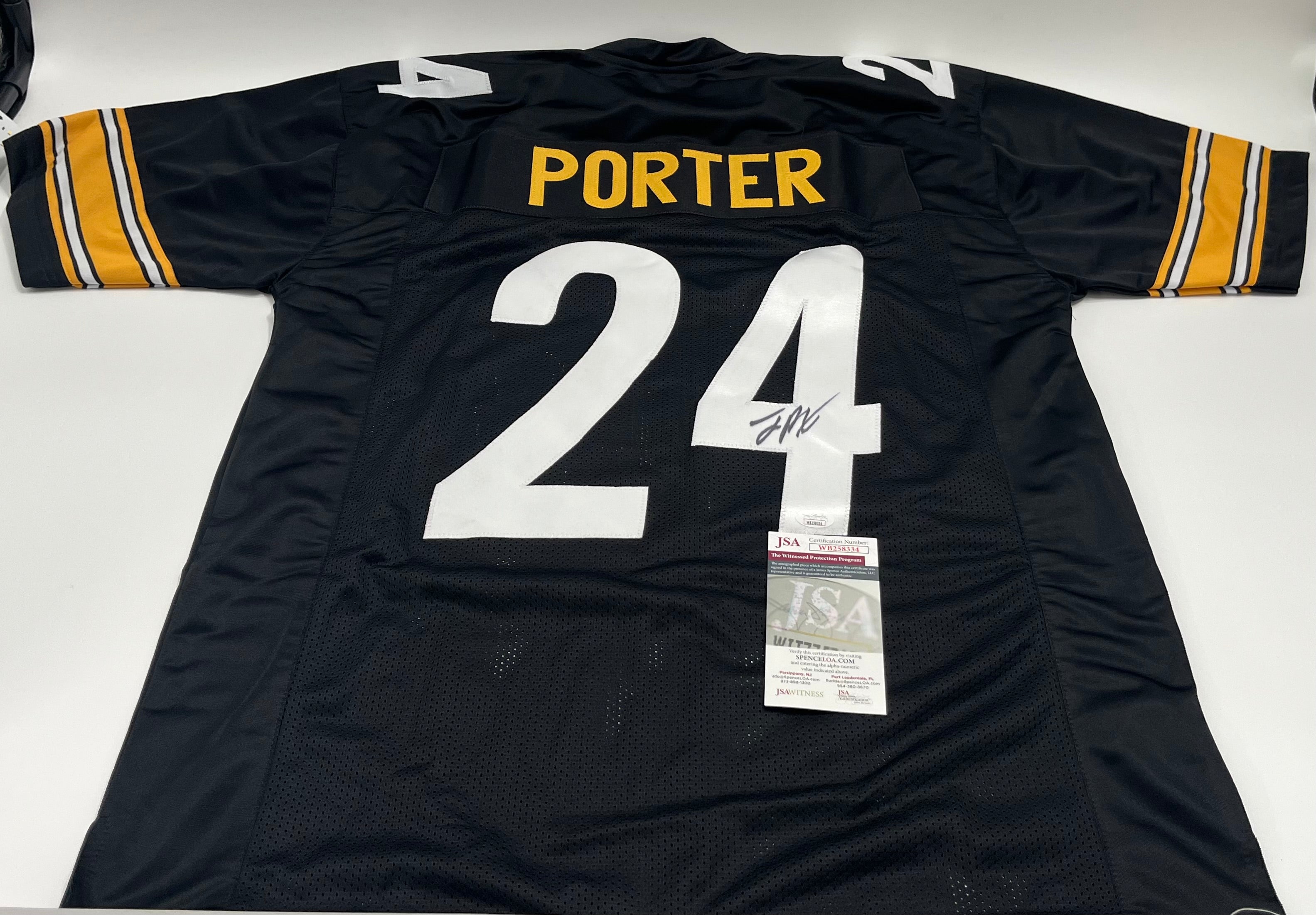 Joey Porter Jr. Signed Custom Jersey (JSA)