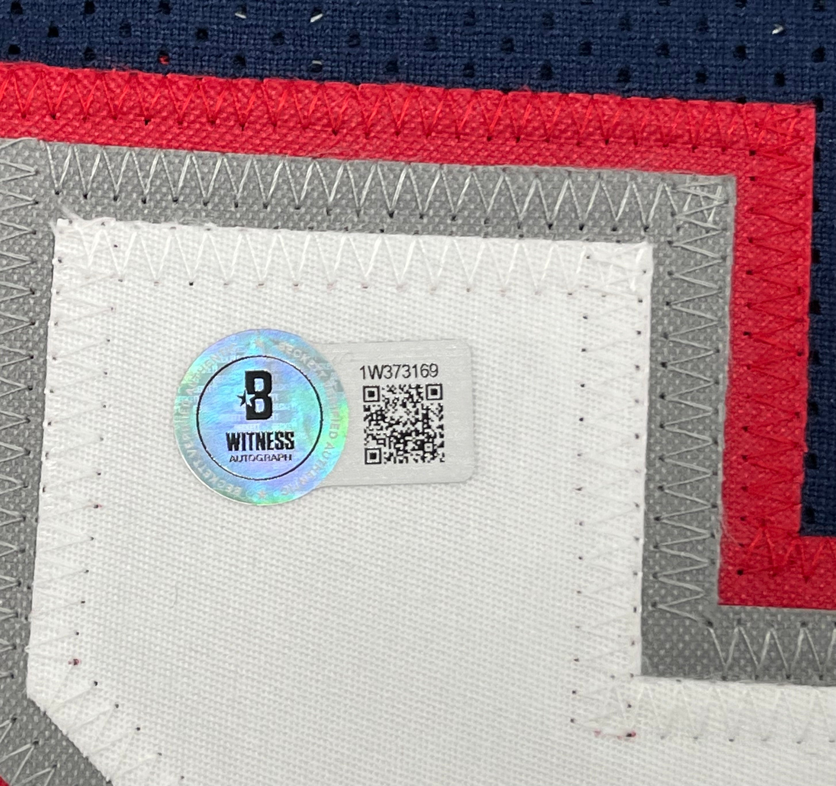 Richard Seymour Signed Jersey Inscr "HOF 22" (Beckett)
