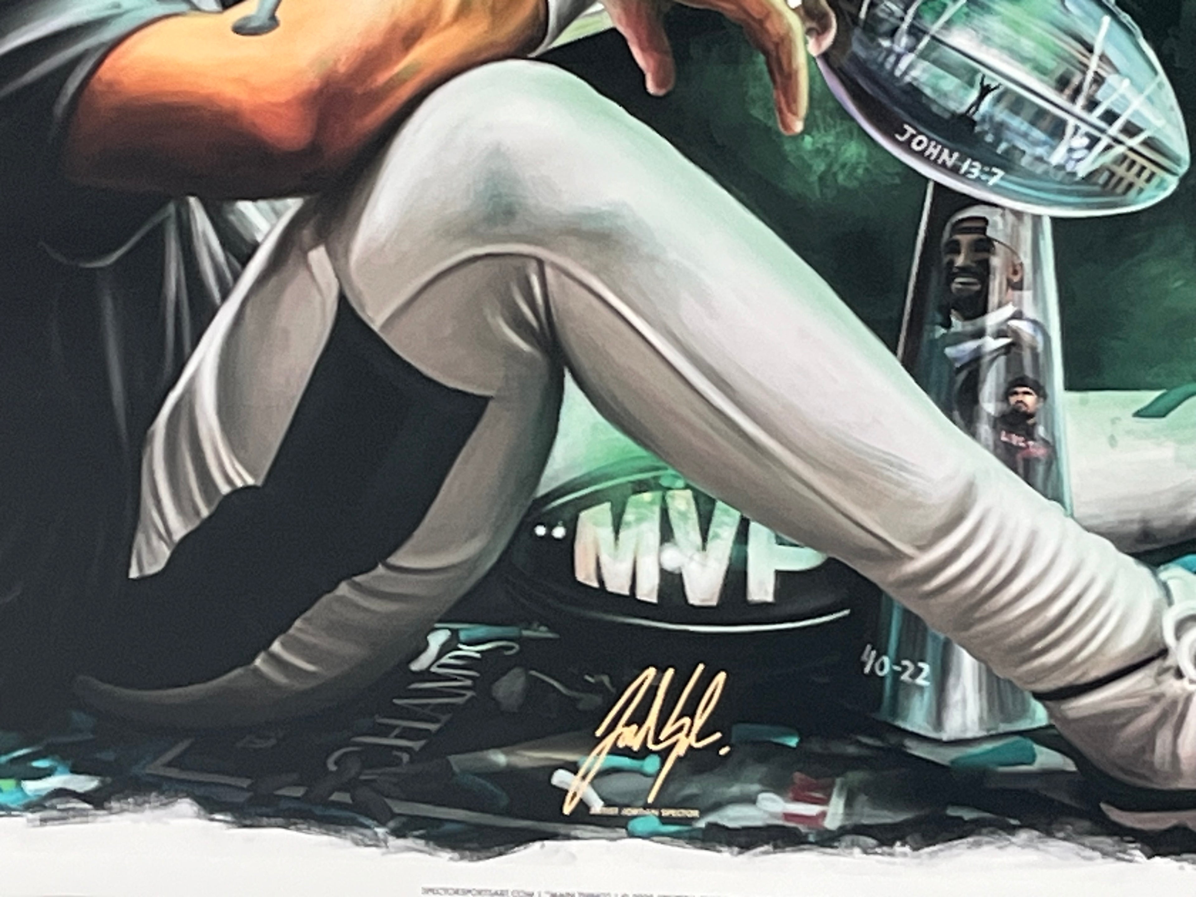 Spector Sports Art - Jalen Hurts - "Main Thing"