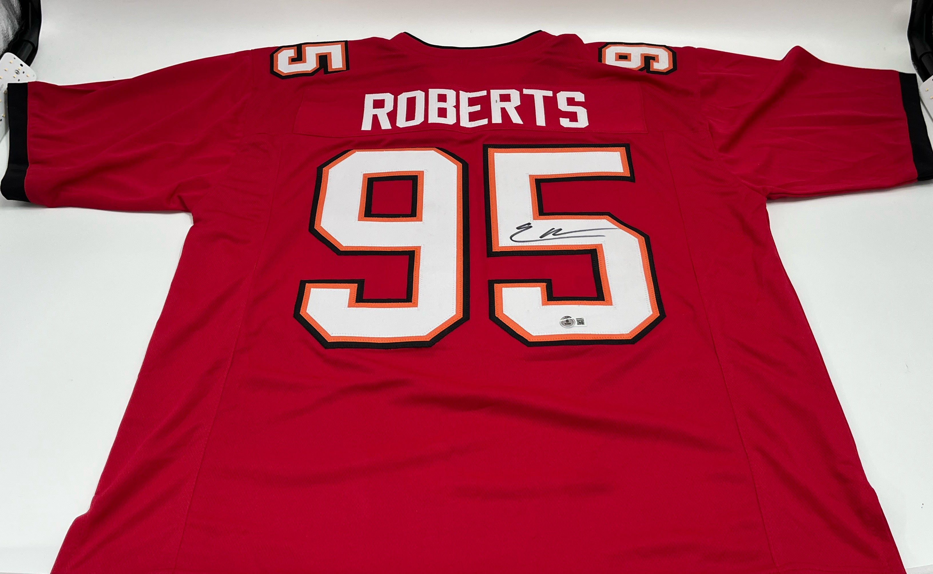 Elijah Roberts Signed Custom Jersey (Beckett)
