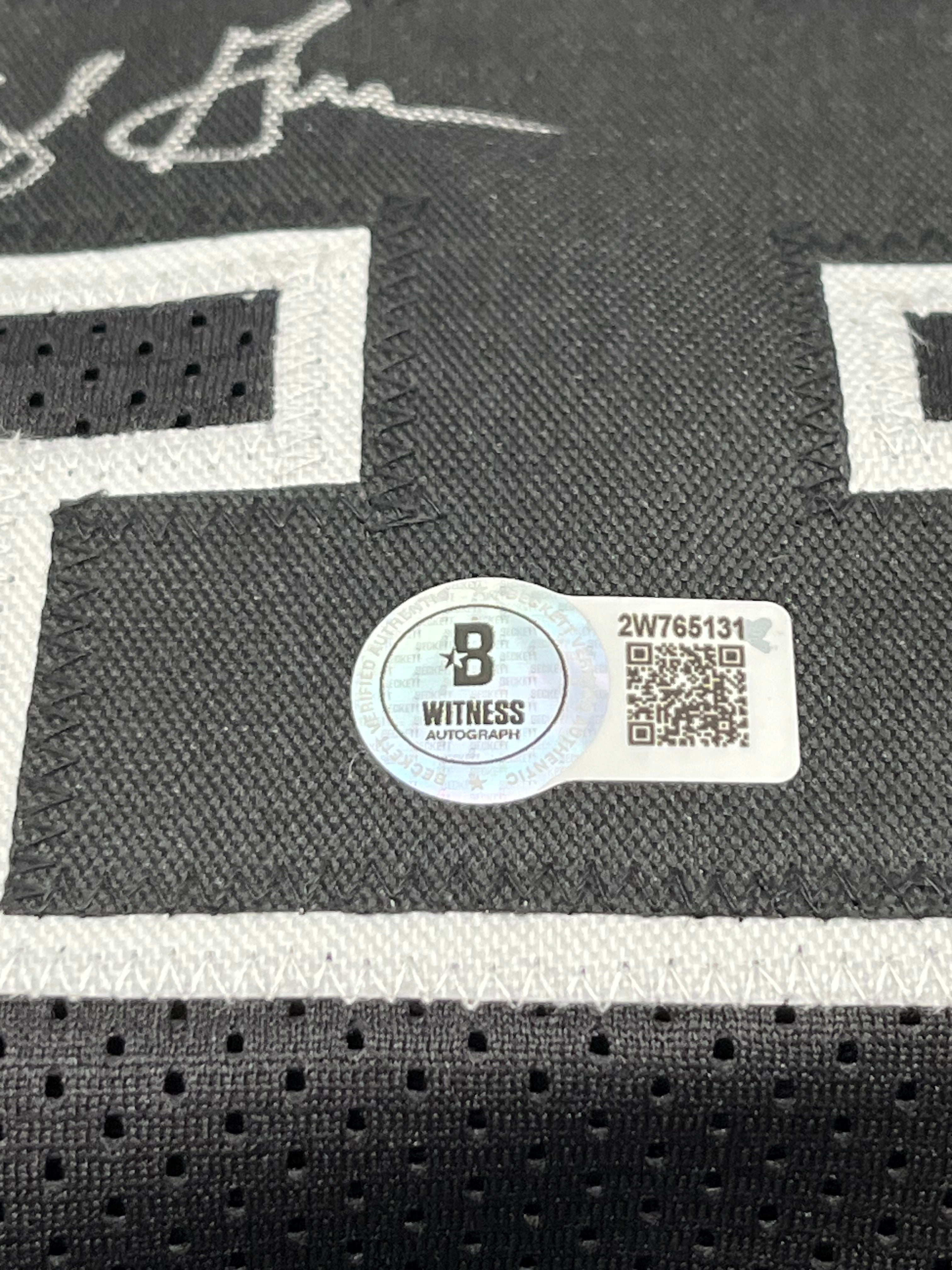 George Gervin Signed Custom Jersey (Beckett)
