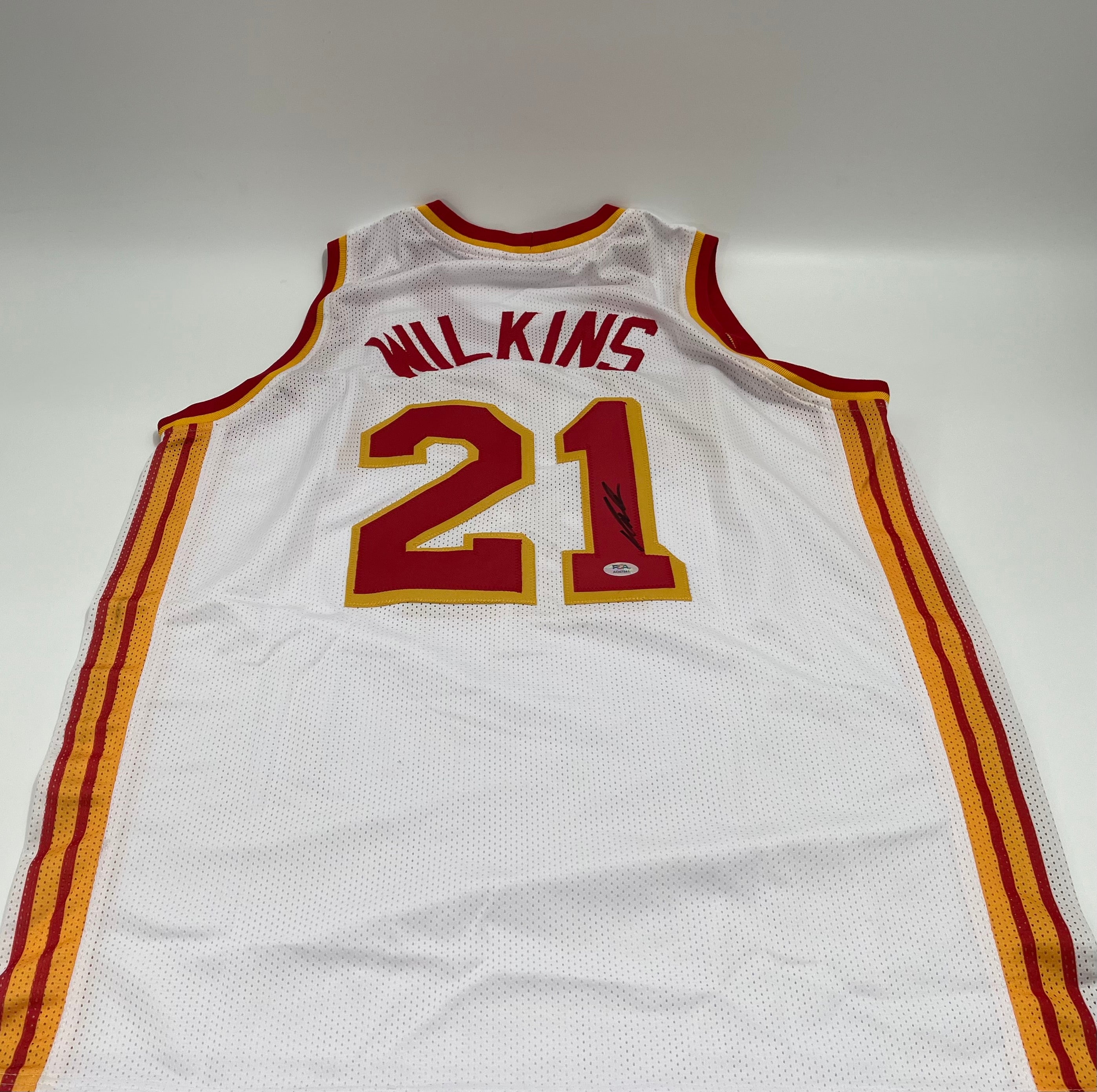 Dominique Wilkins Signed Custom Jersey (PSA)
