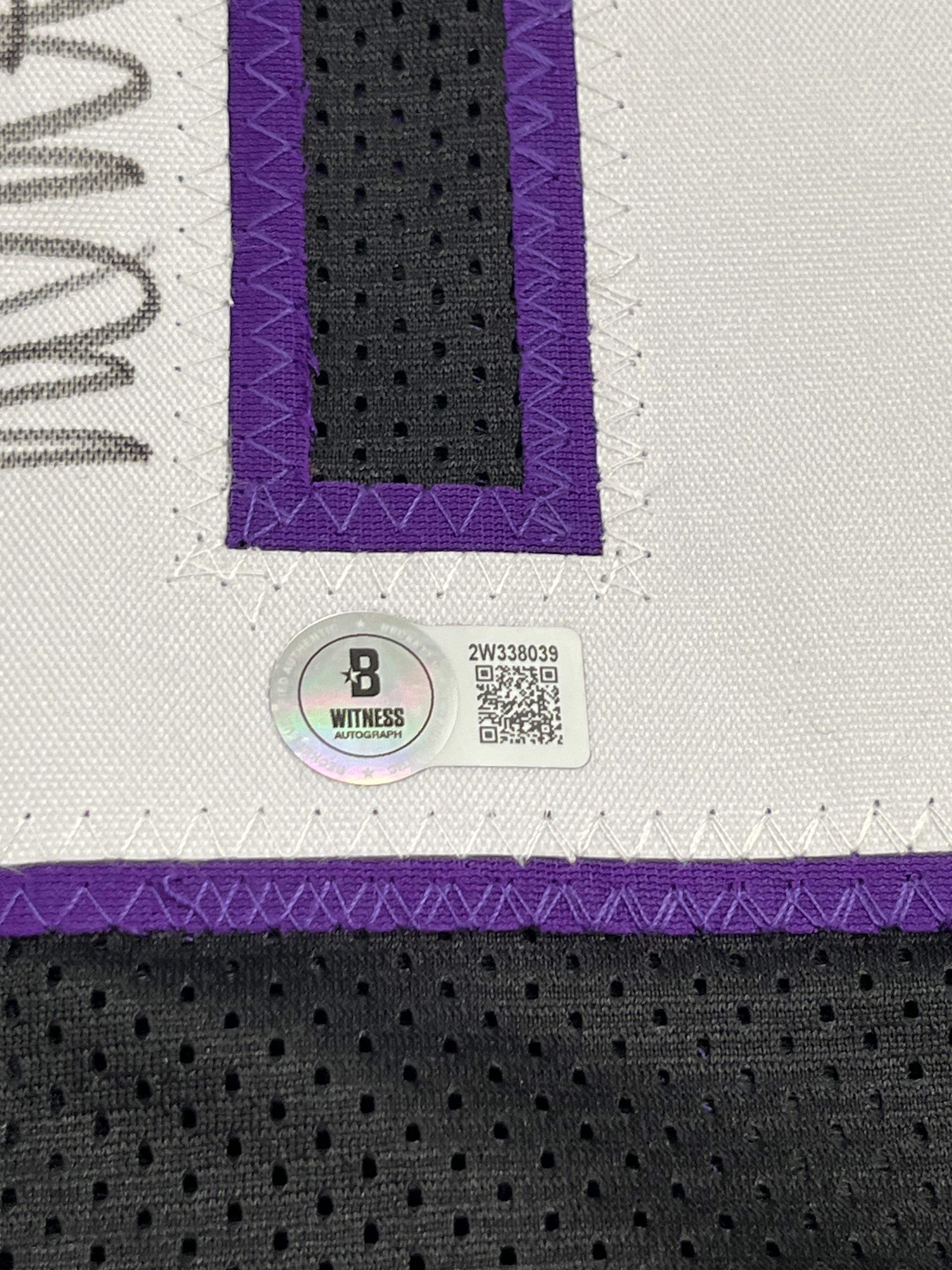 Malik Monk Signed Custom Jersey (Beckett)