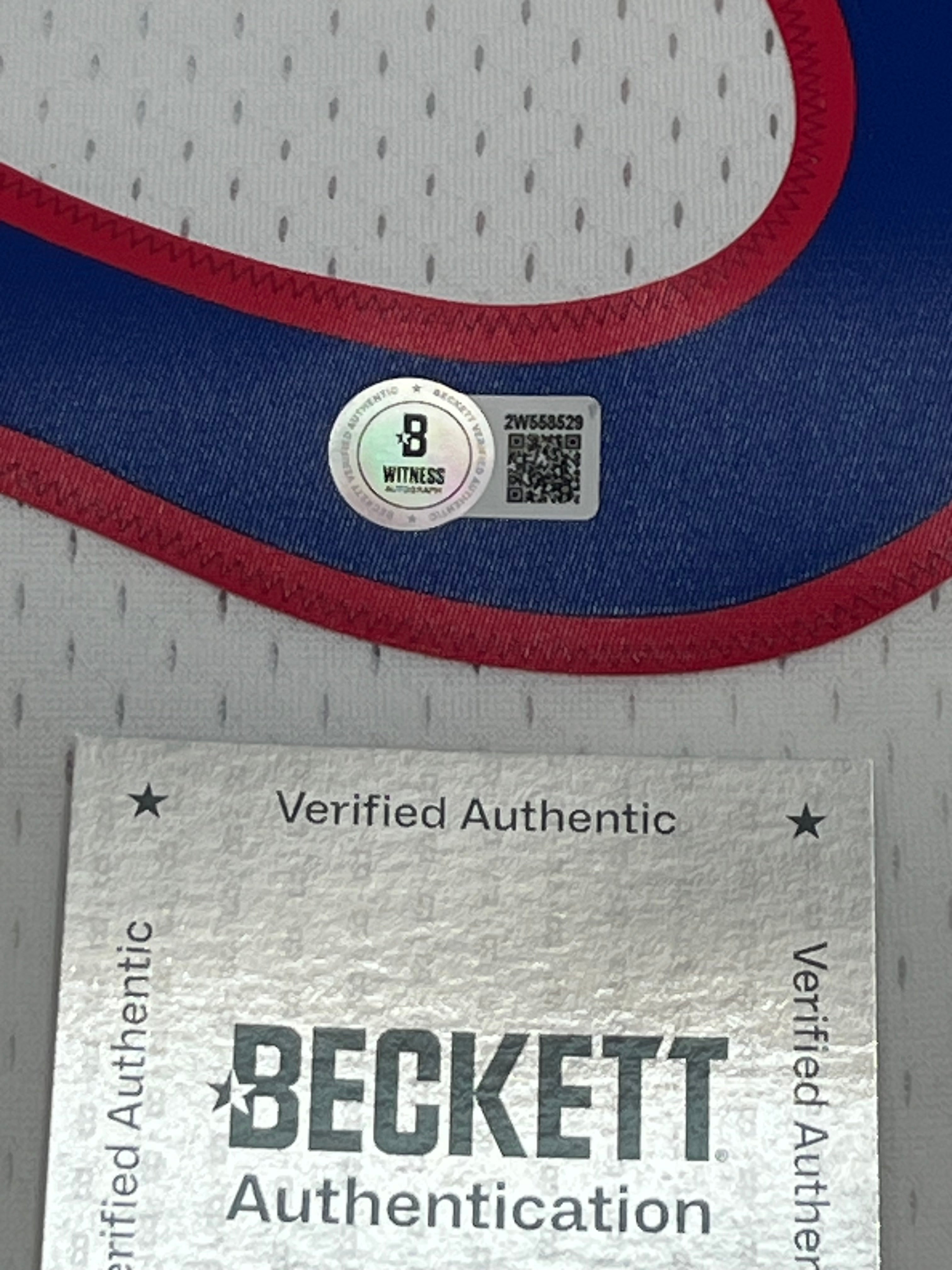 Allen Iverson Signed 76ers 96/97 White M&N HWC Swgmn Jersey (White)