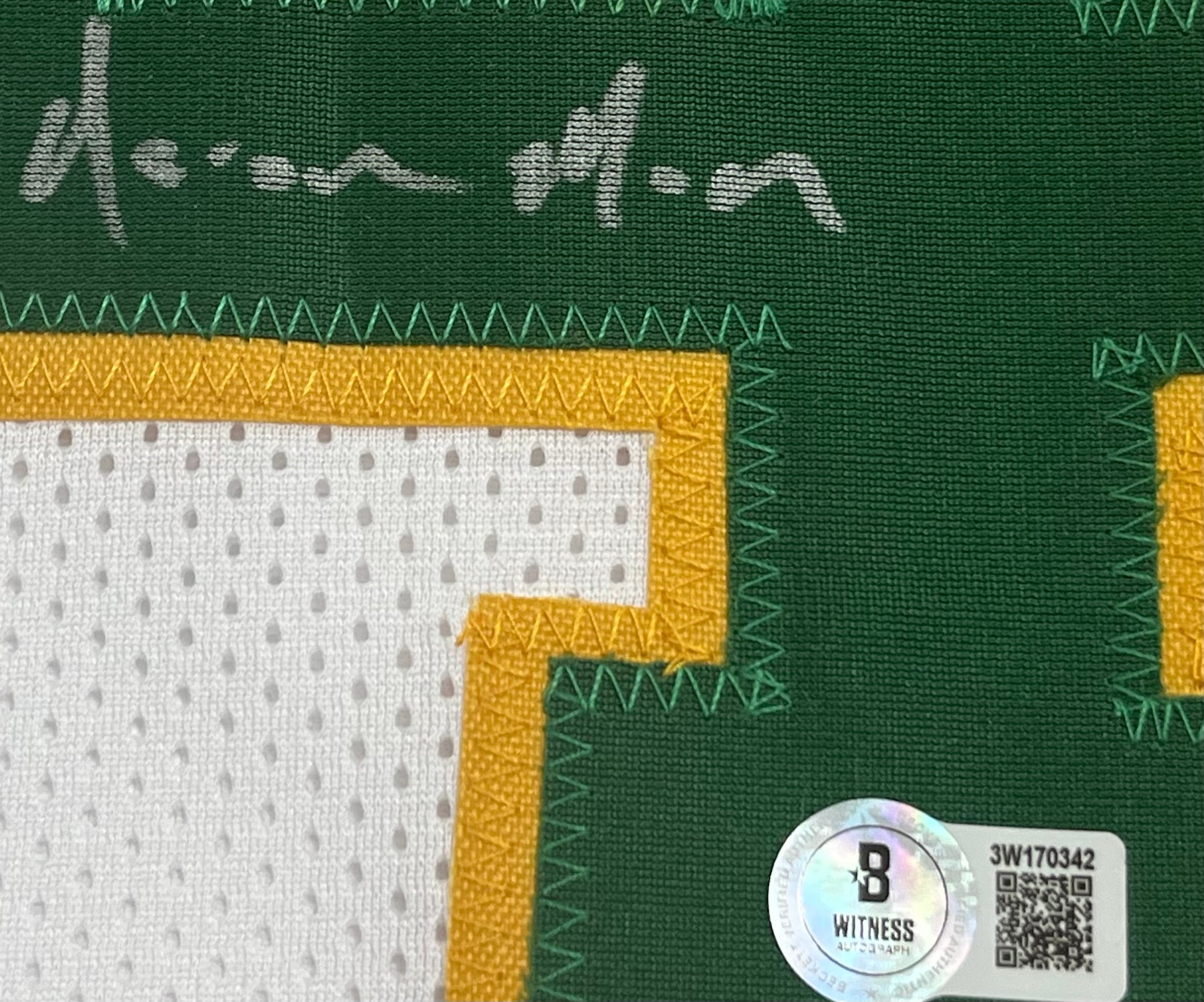 Shawn Kemp Signed Jersey Inscribed "Reign Man" (Beckett)