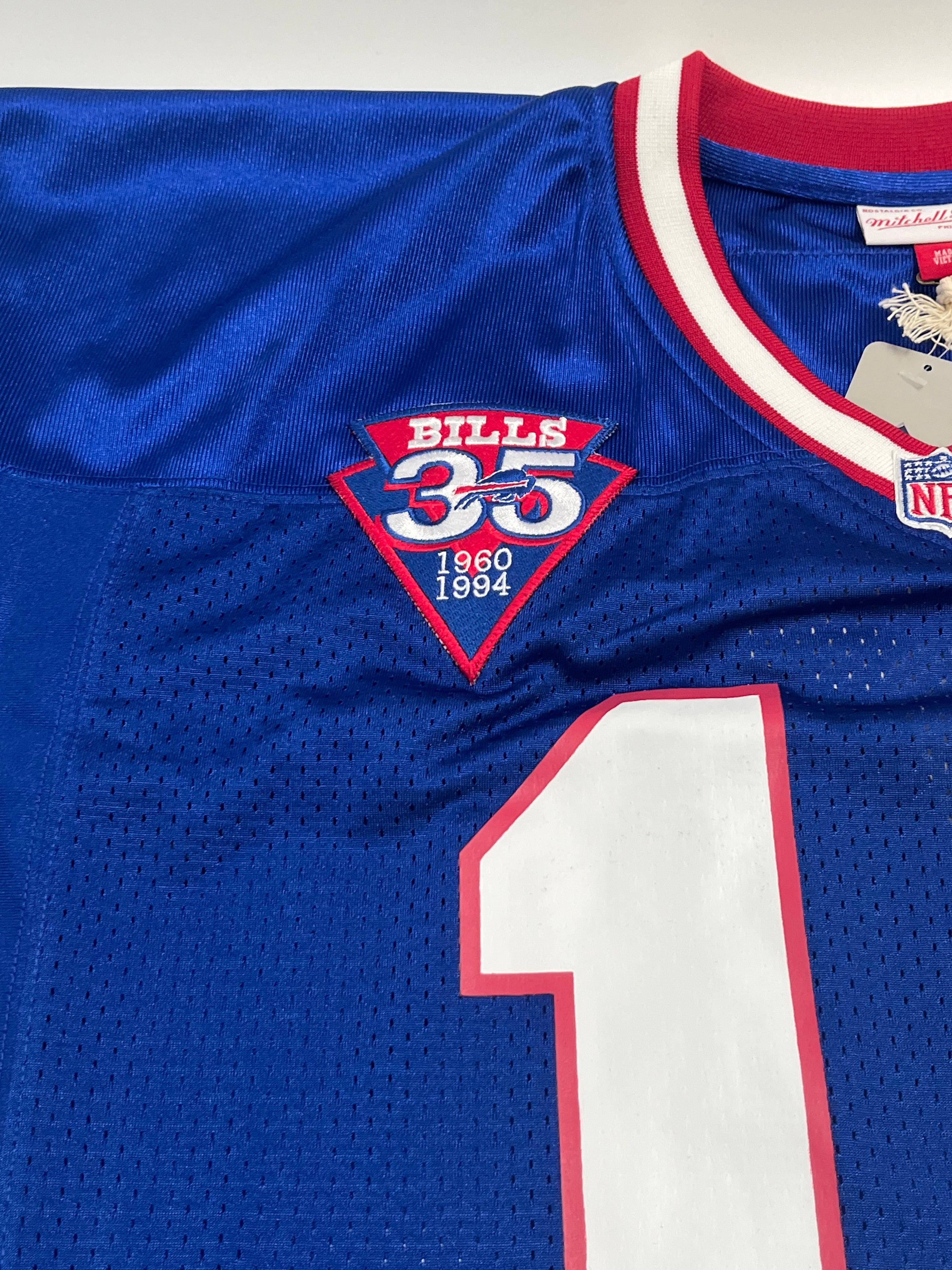 Jim Kelly Signed Bills Mitchell & Ness Jersey (Fanatics)