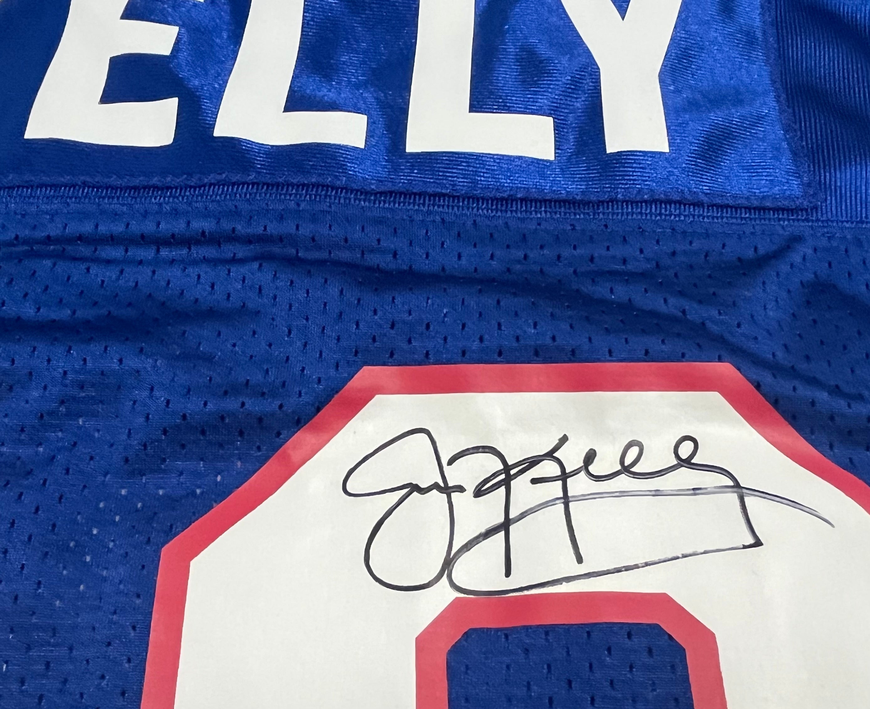 Jim Kelly Signed Bills Mitchell & Ness Jersey (Fanatics)