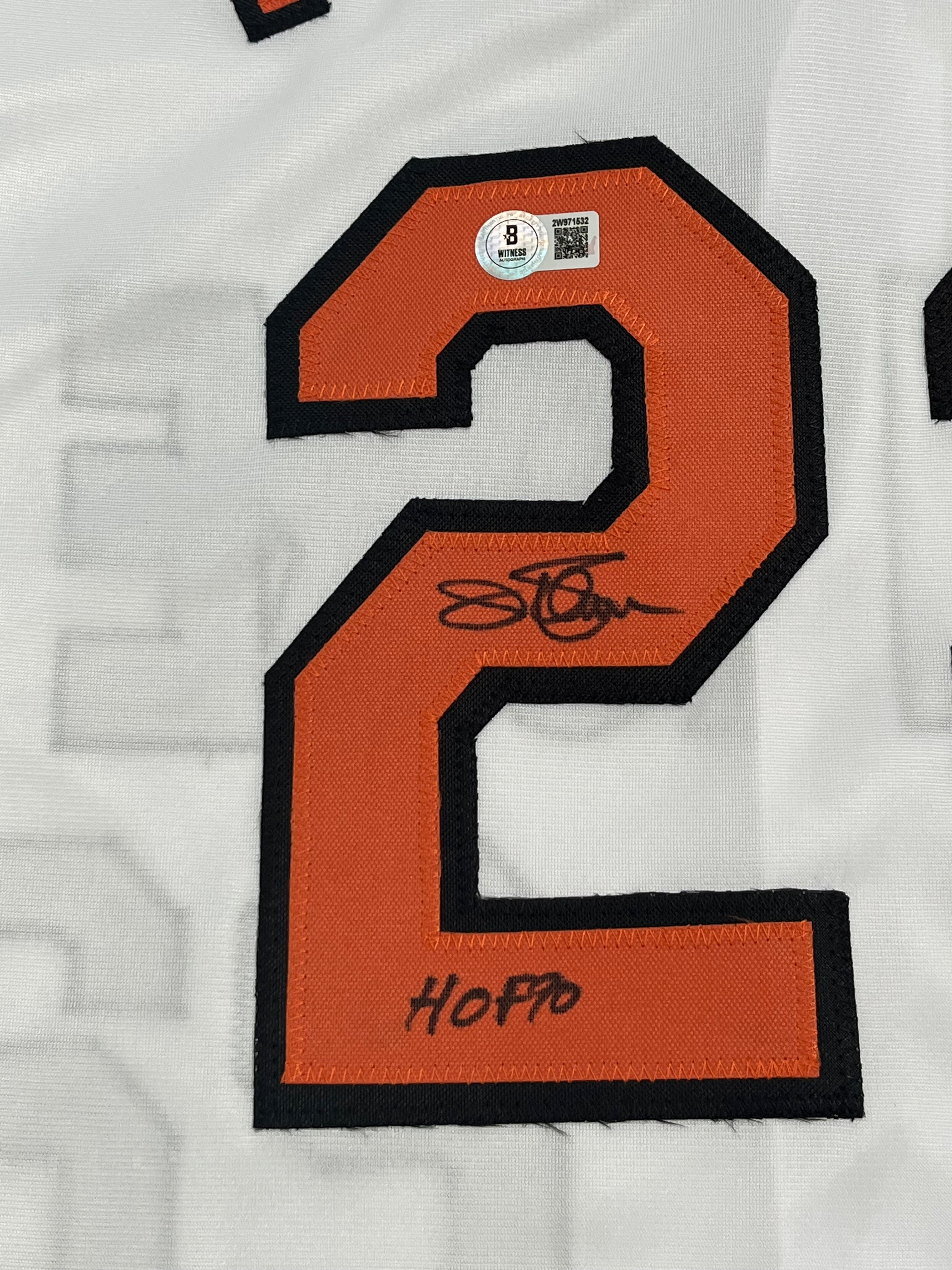 Jim Palmer Signed Jersey Inscribed "HOF 90" (Beckett)