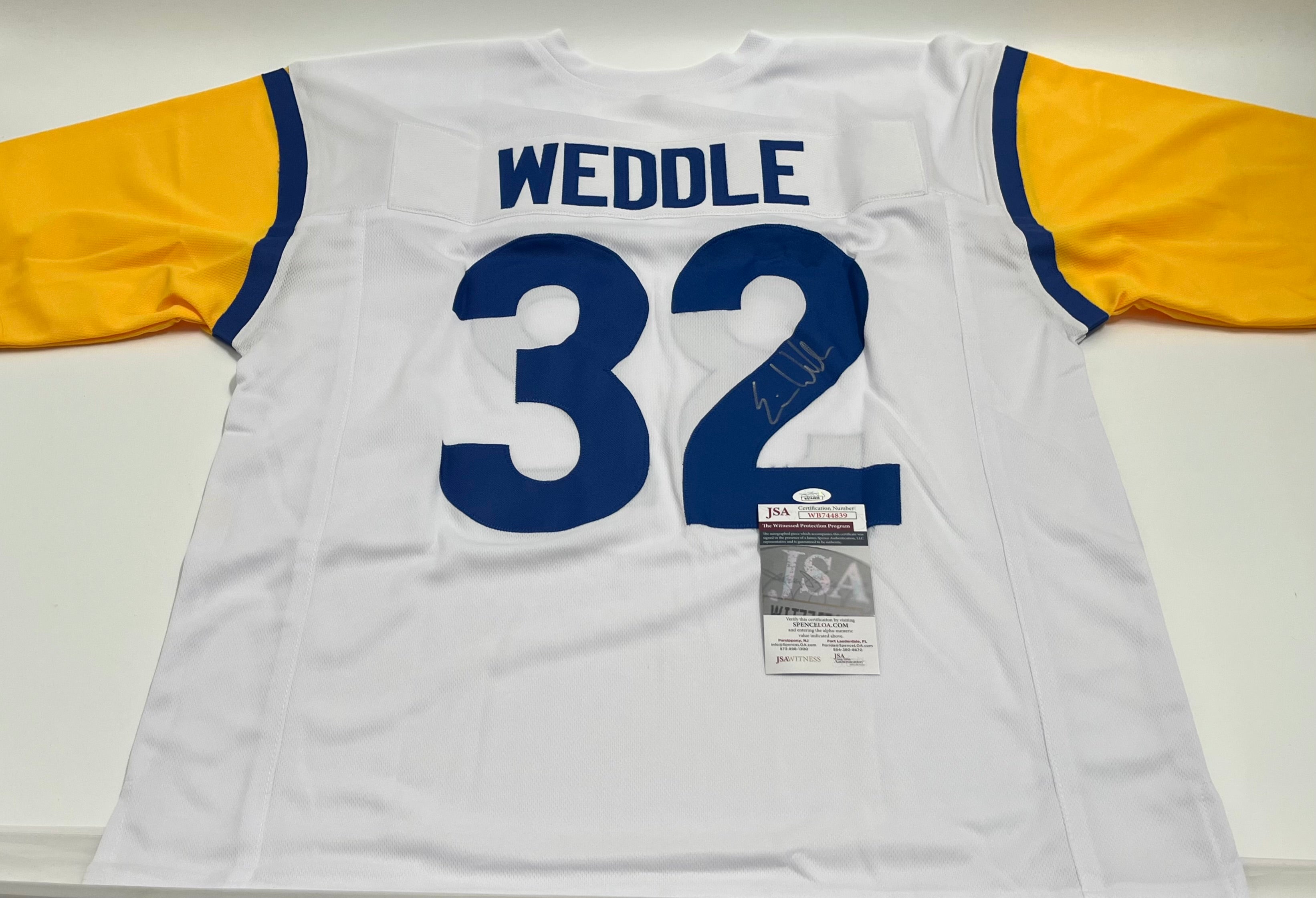 Eric Weddle Signed Custom Jersey (JSA)