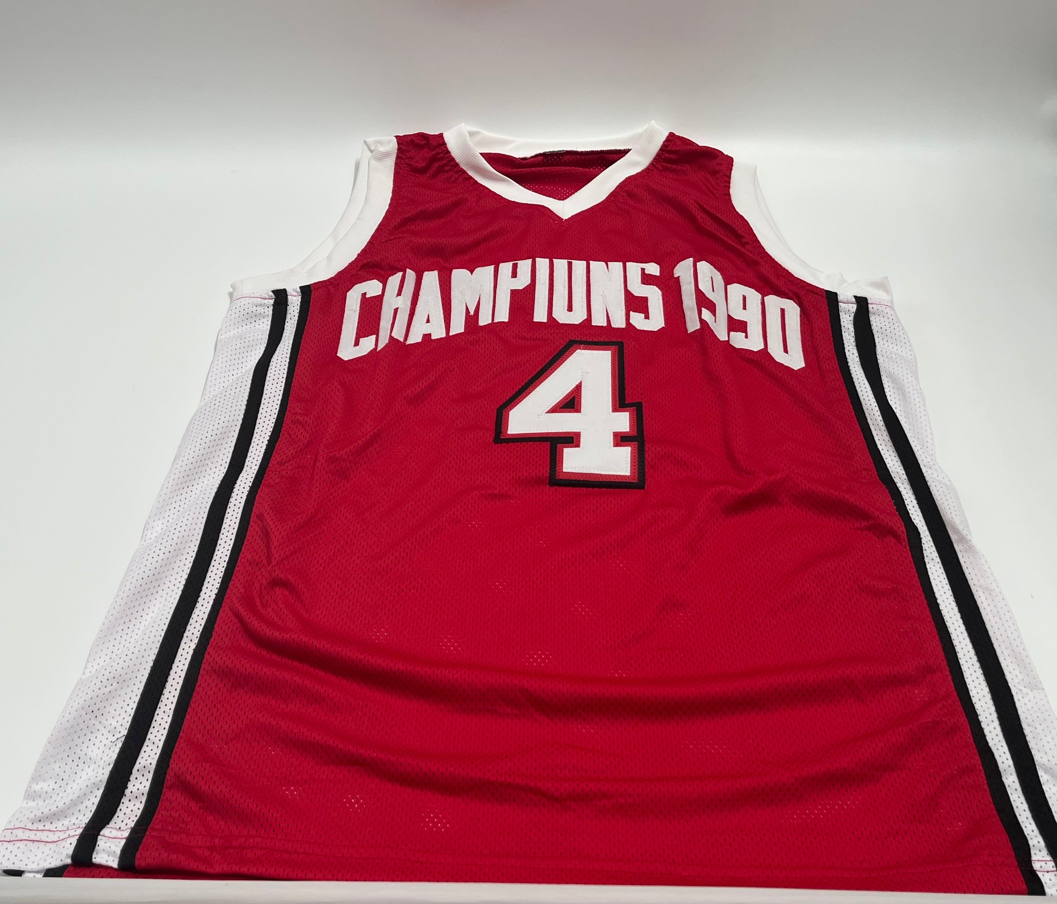 Larry Johnson Signed Jersey Inscribed "