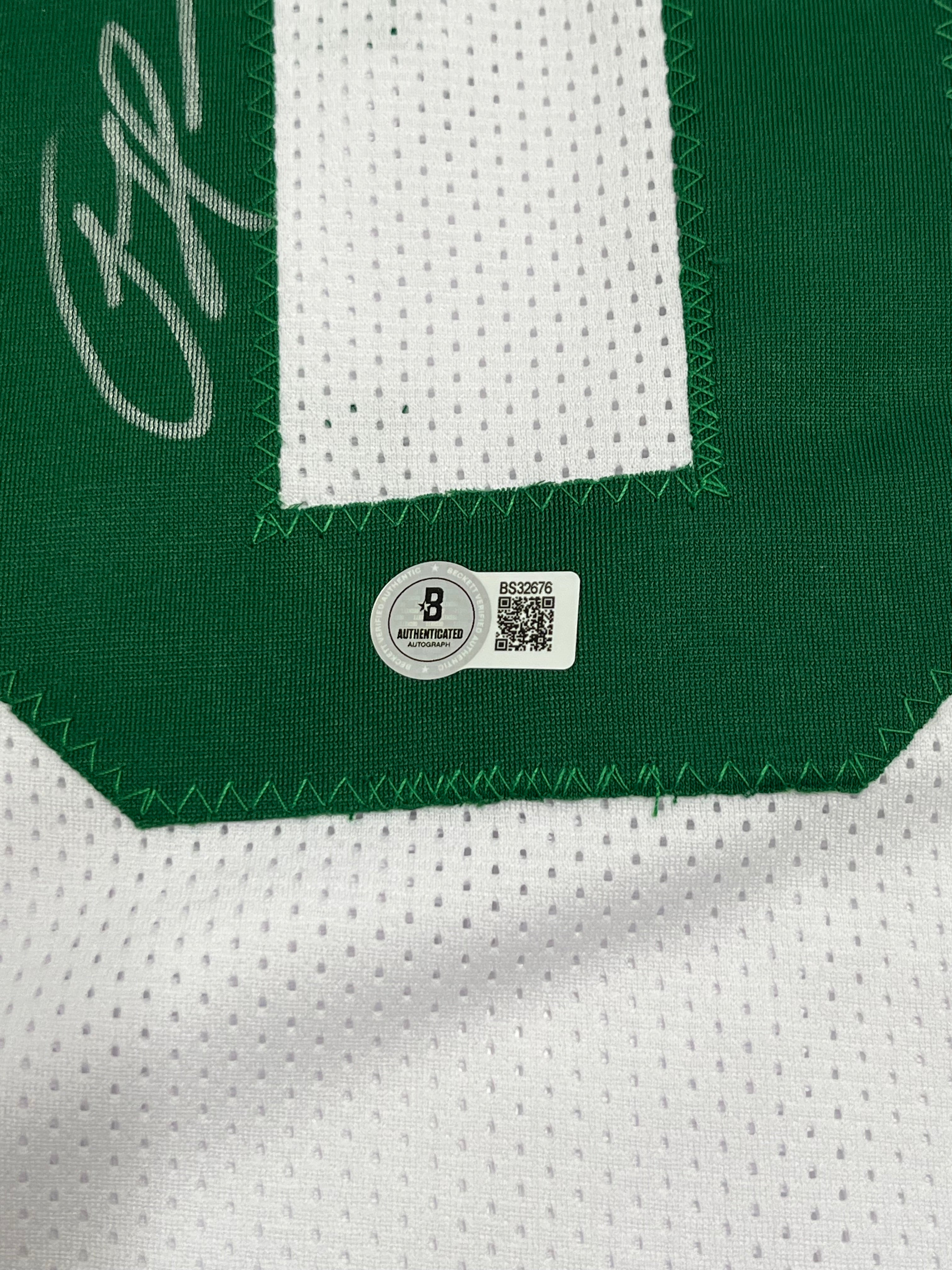 Sam Hauser Signed Custom Jersey (Beckett)