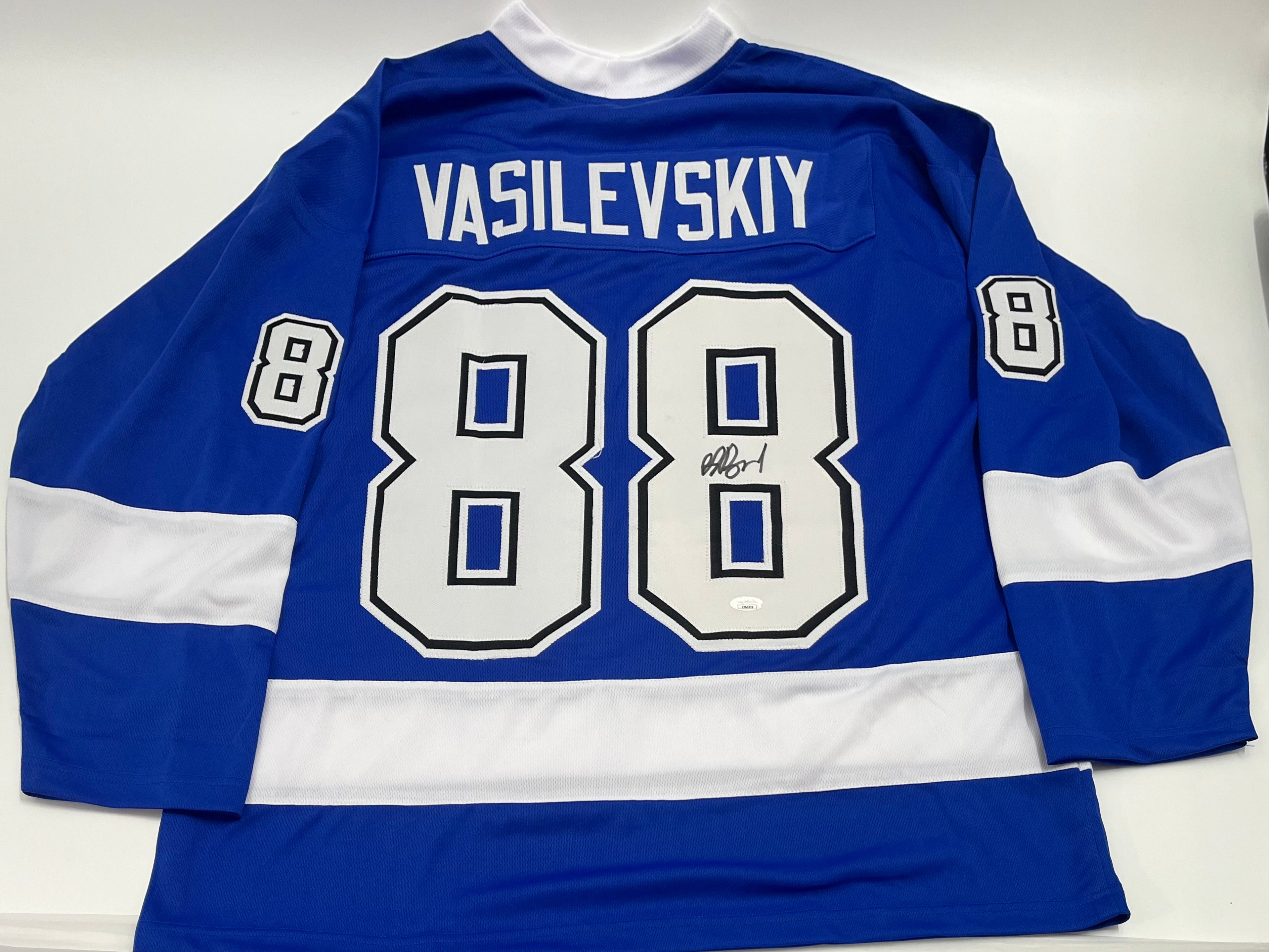 Andrei Vasilevskiy Signed Custom Jersey (JSA)