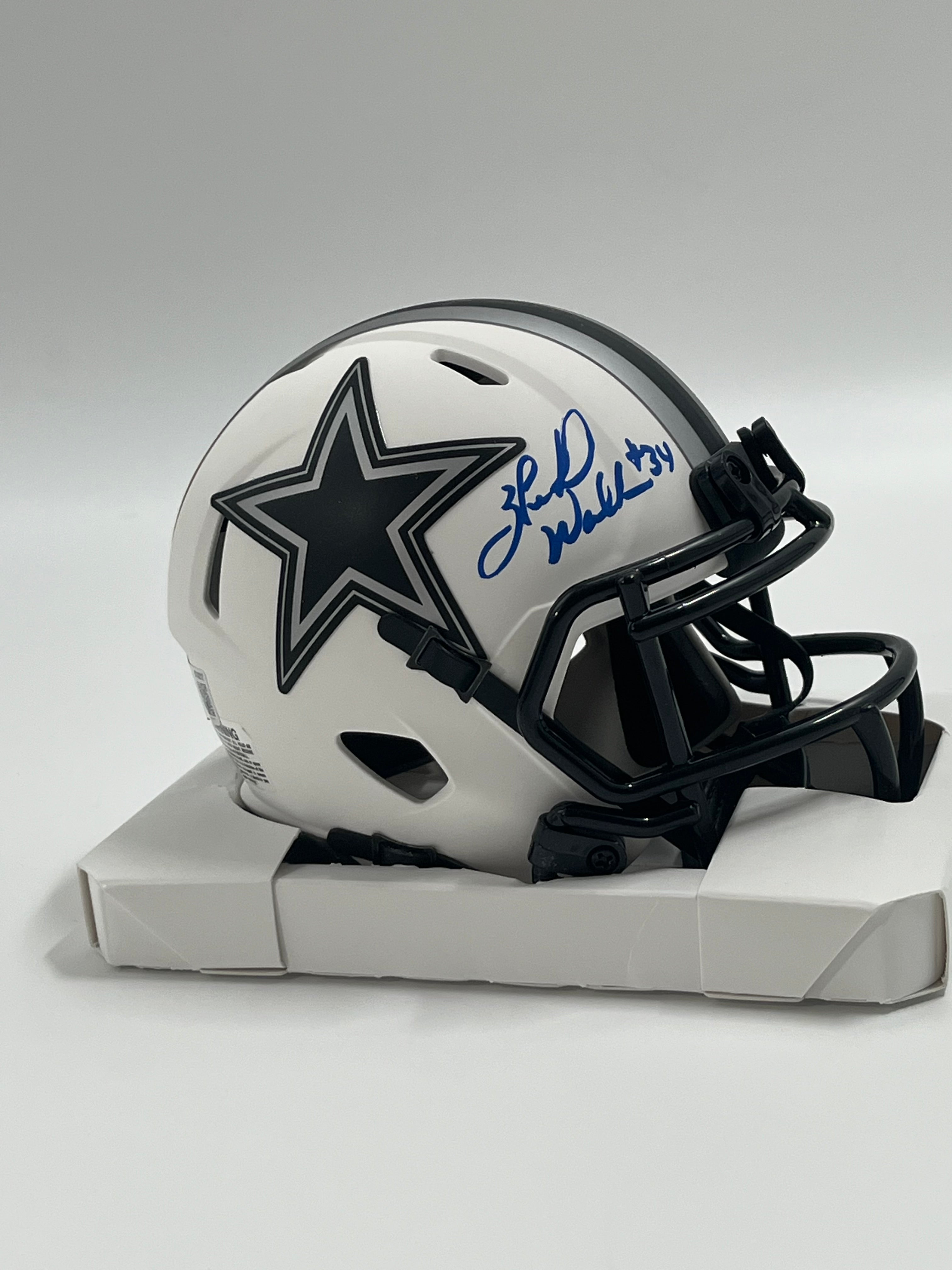 Herschel Walker Signed Cowboys Lunar Eclipse Alt Spd MH (Beckett)