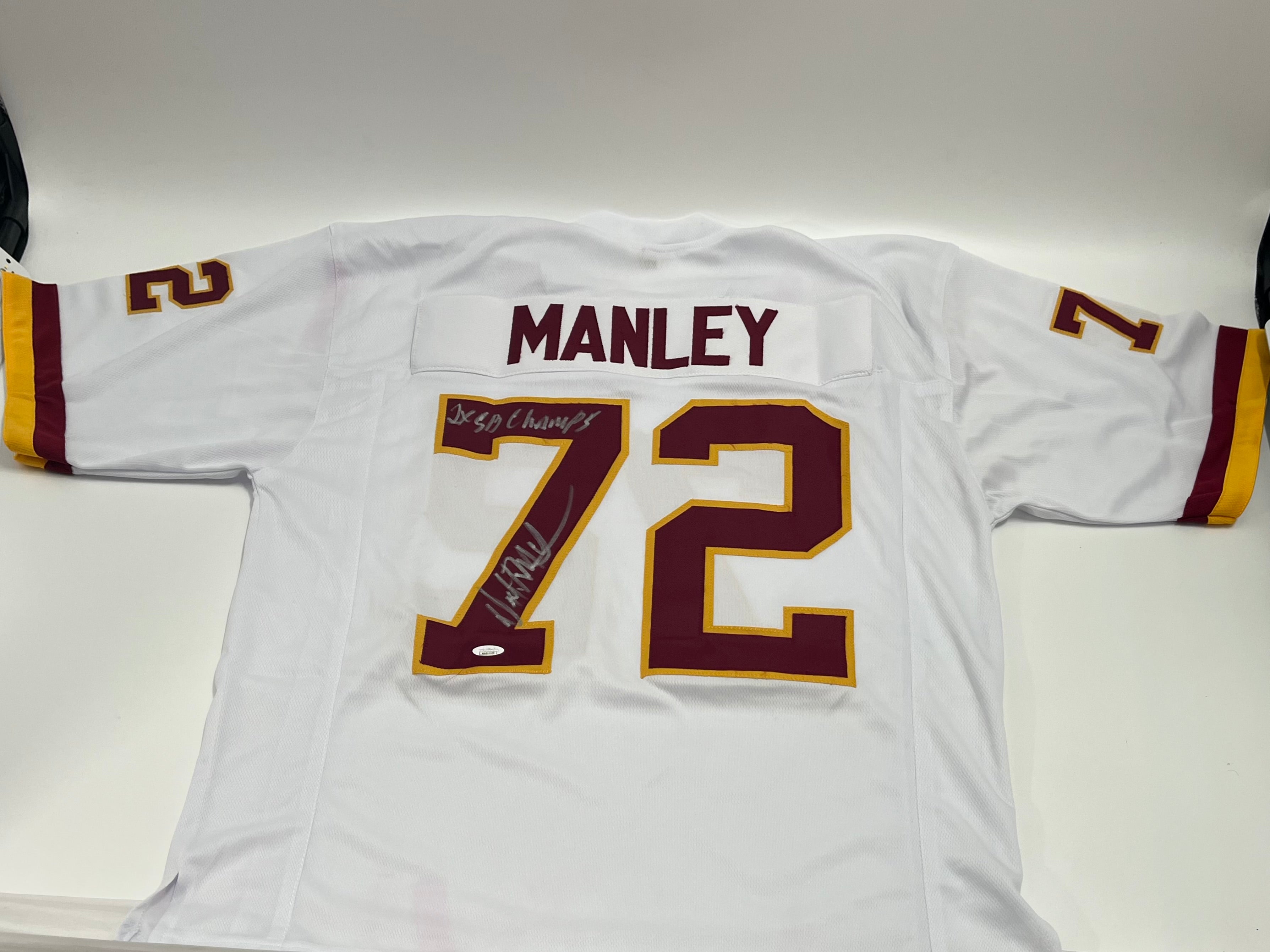 Dexter Manley Signed Jersey Inscribed "2x SB Champ" (JSA)