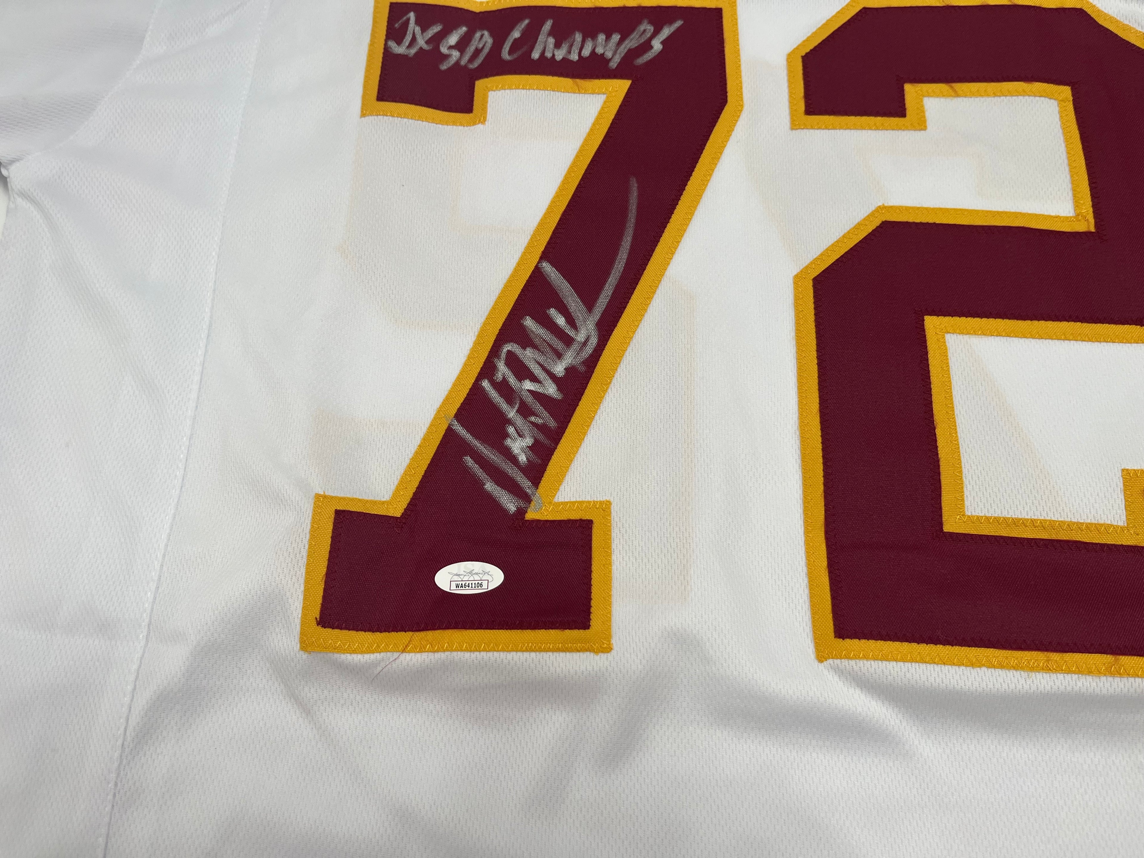 Dexter Manley Signed Jersey Inscribed "2x SB Champ" (JSA)