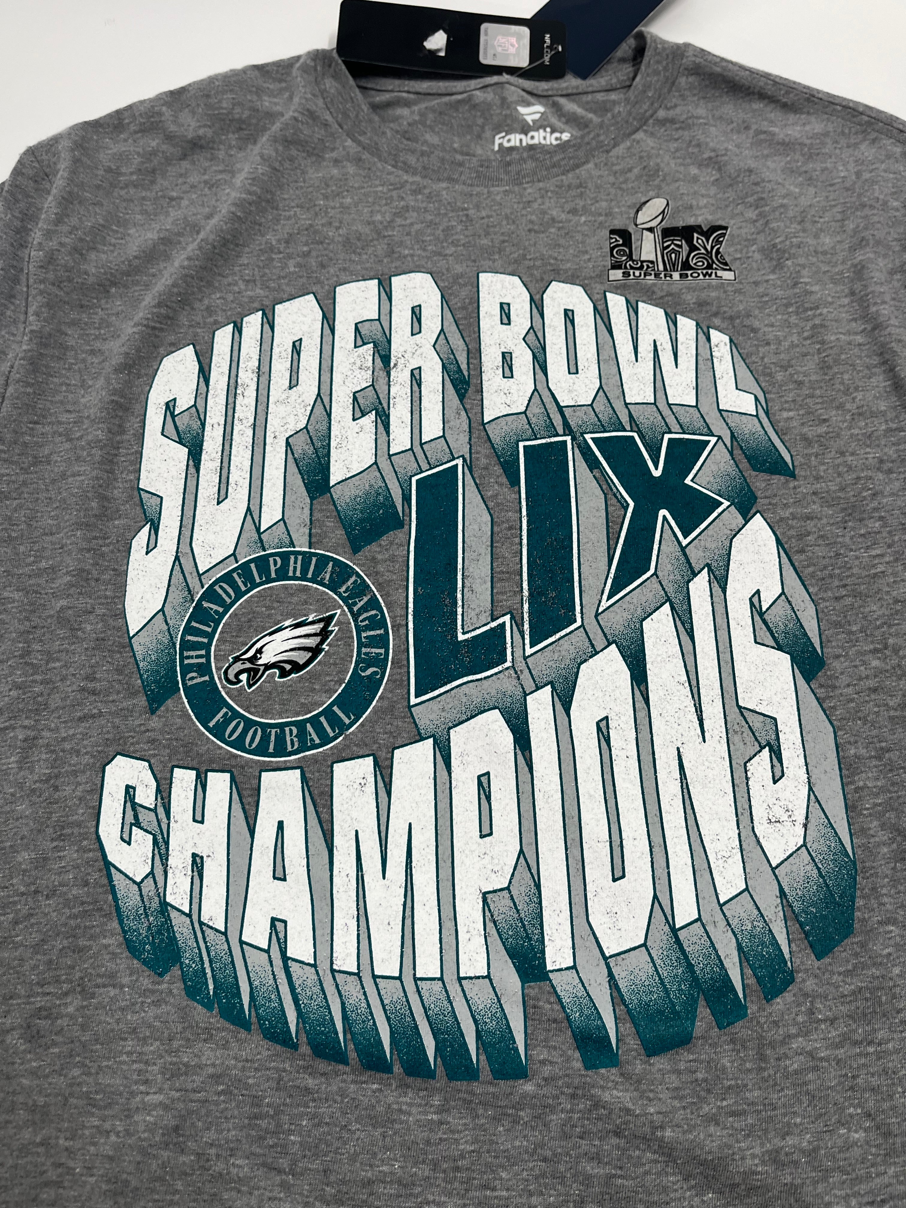 Fanatics NFL Philadelphia Eagles Super Bowl Champions Triblend SS TEE
