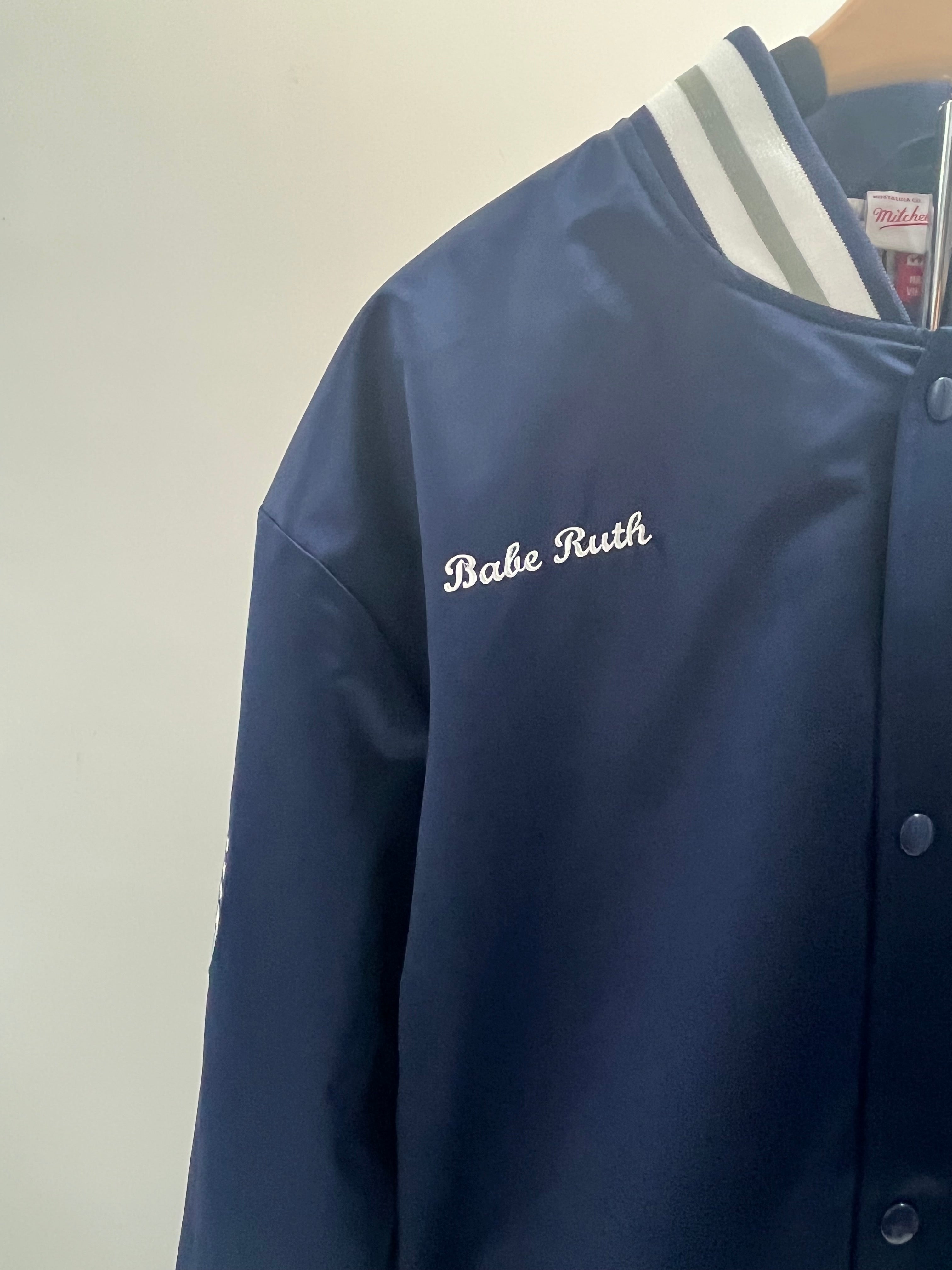 Babe Ruth, MLB Legends Collection Satin Jacket - New York Yankees