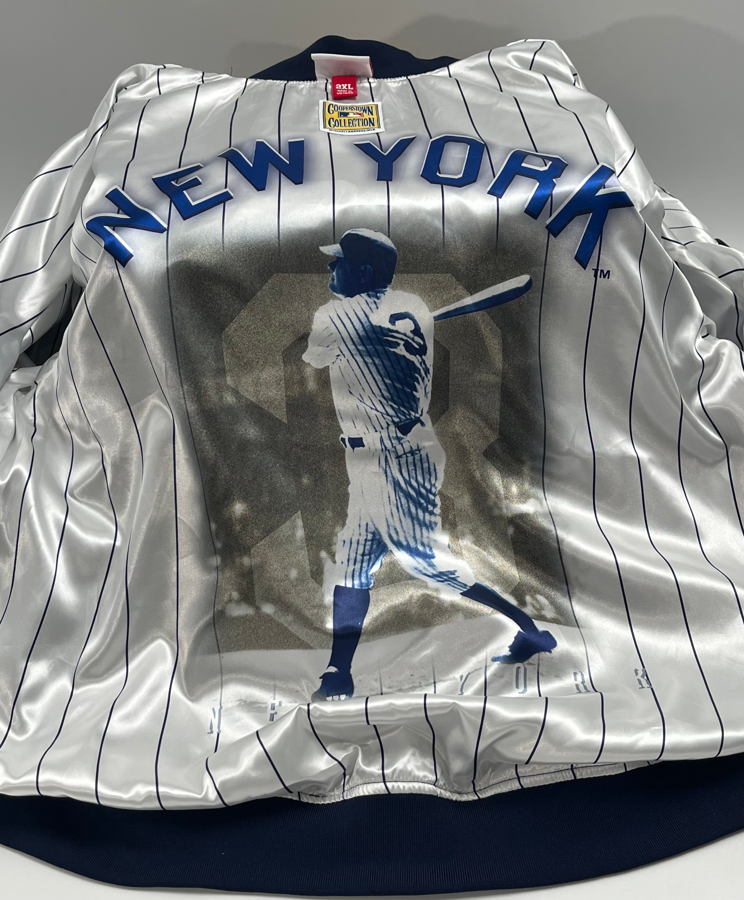 Babe Ruth, MLB Legends Collection Satin Jacket - New York Yankees