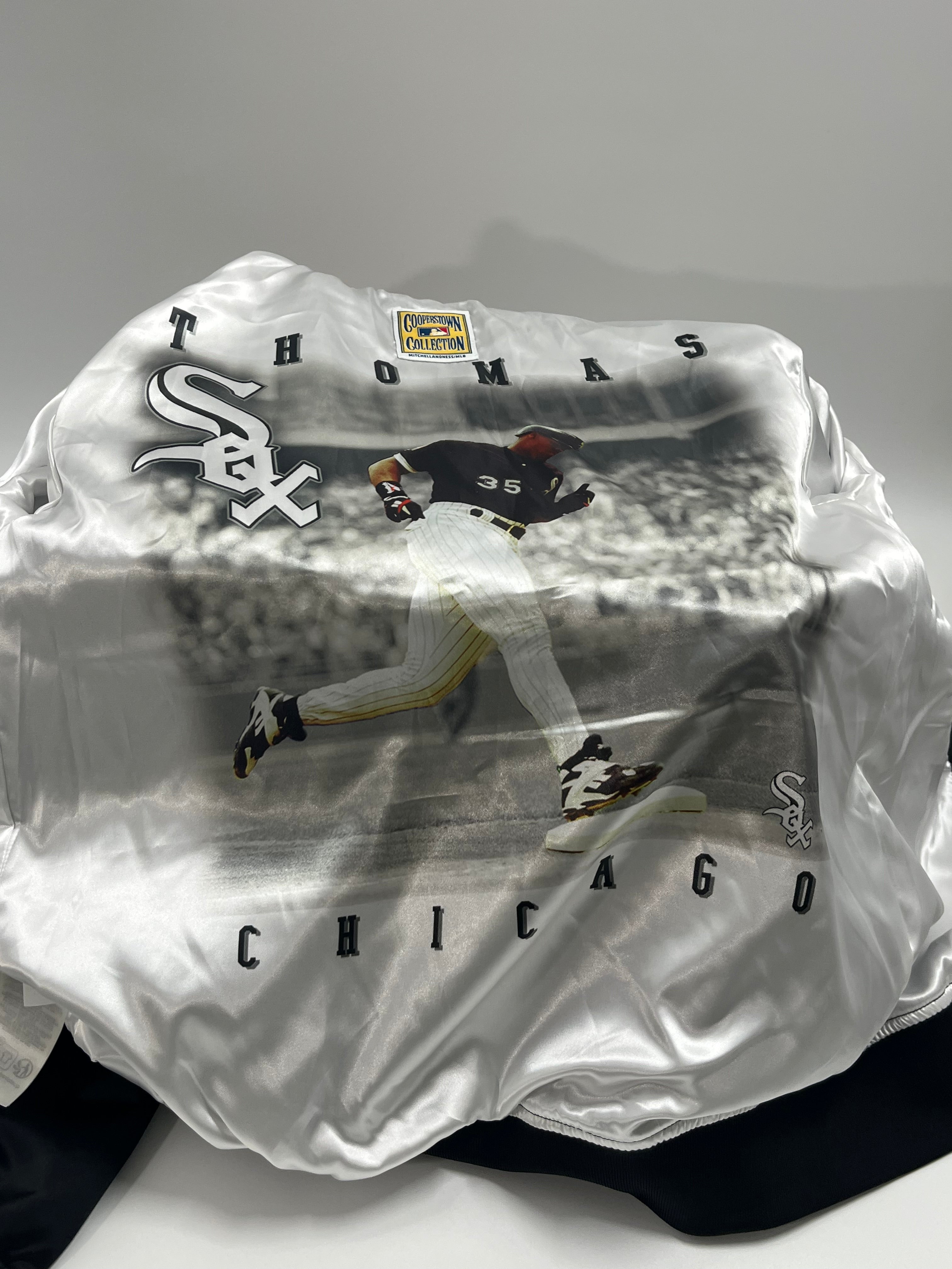 Frank Thomas, MLB Legends Collection Satin Jacket - Chicago White sox