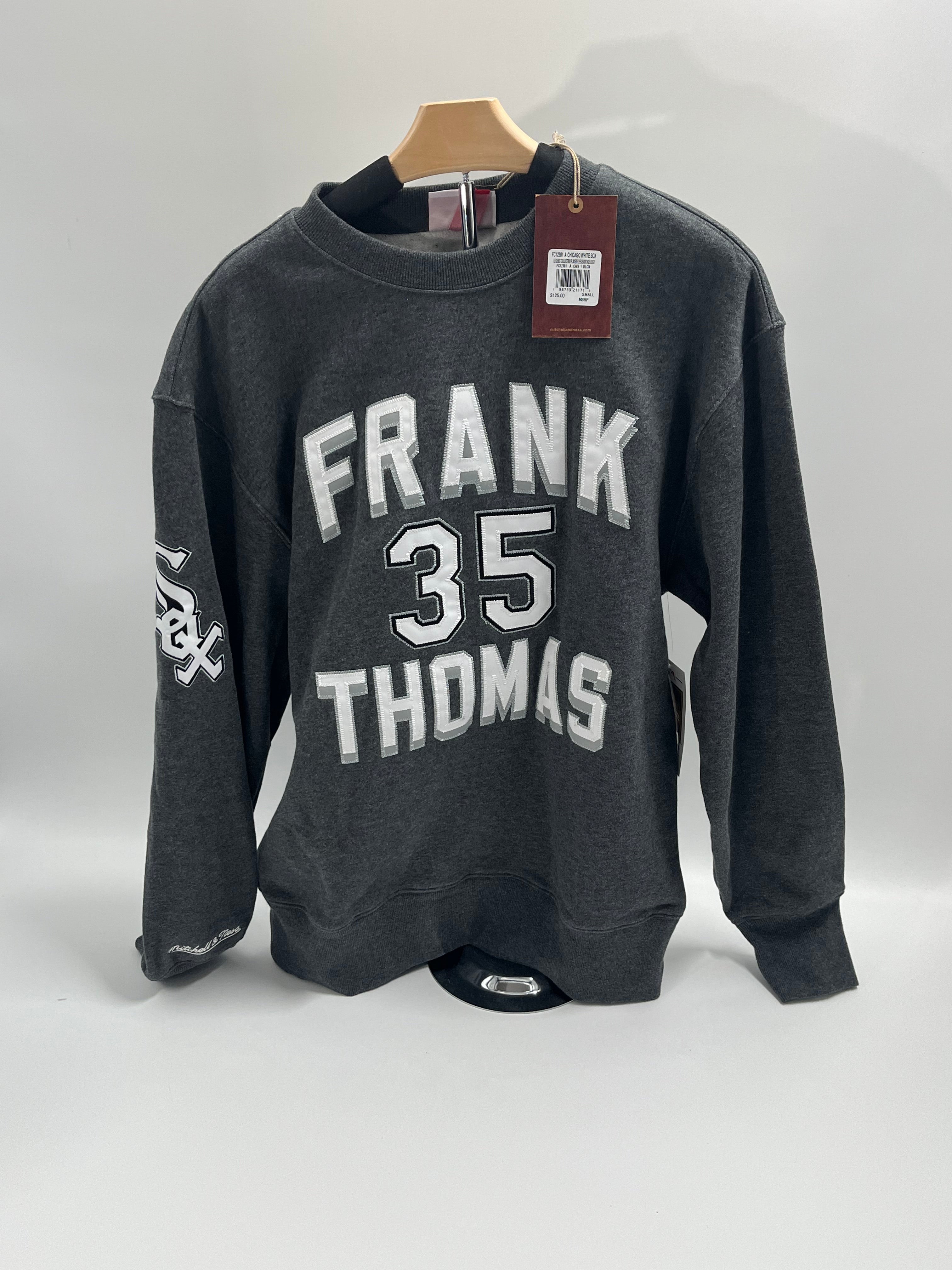 Frank Thomas, MLB Legends Collection Player Fleece Vintage Logo - CWS