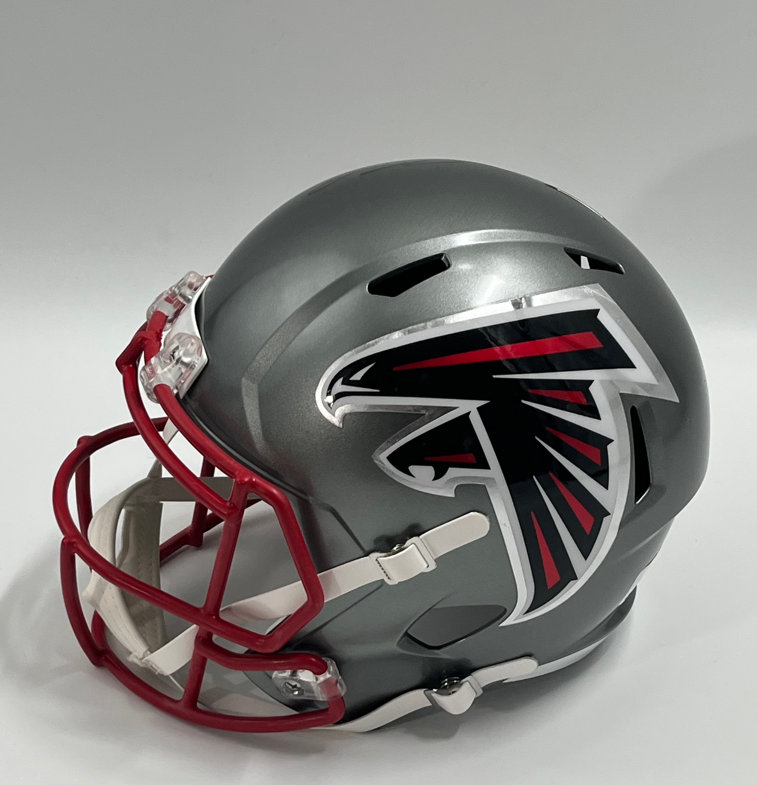 Michael Vick Signed Falcons Full-Size Flash Alternate Speed Helmet (JSA)