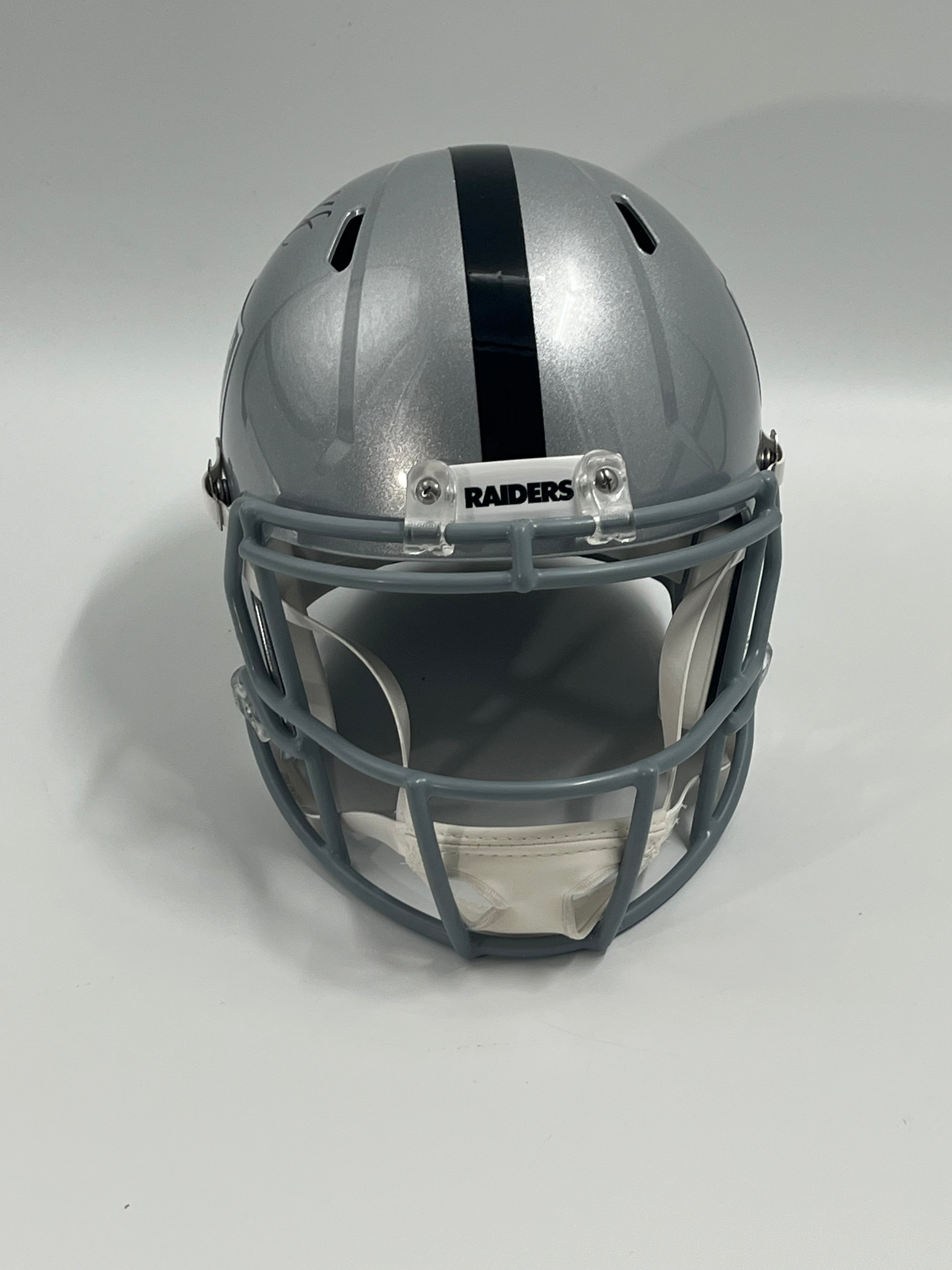 Geno Smith Signed Raiders Full-Size Speed Helmet (Beckett)