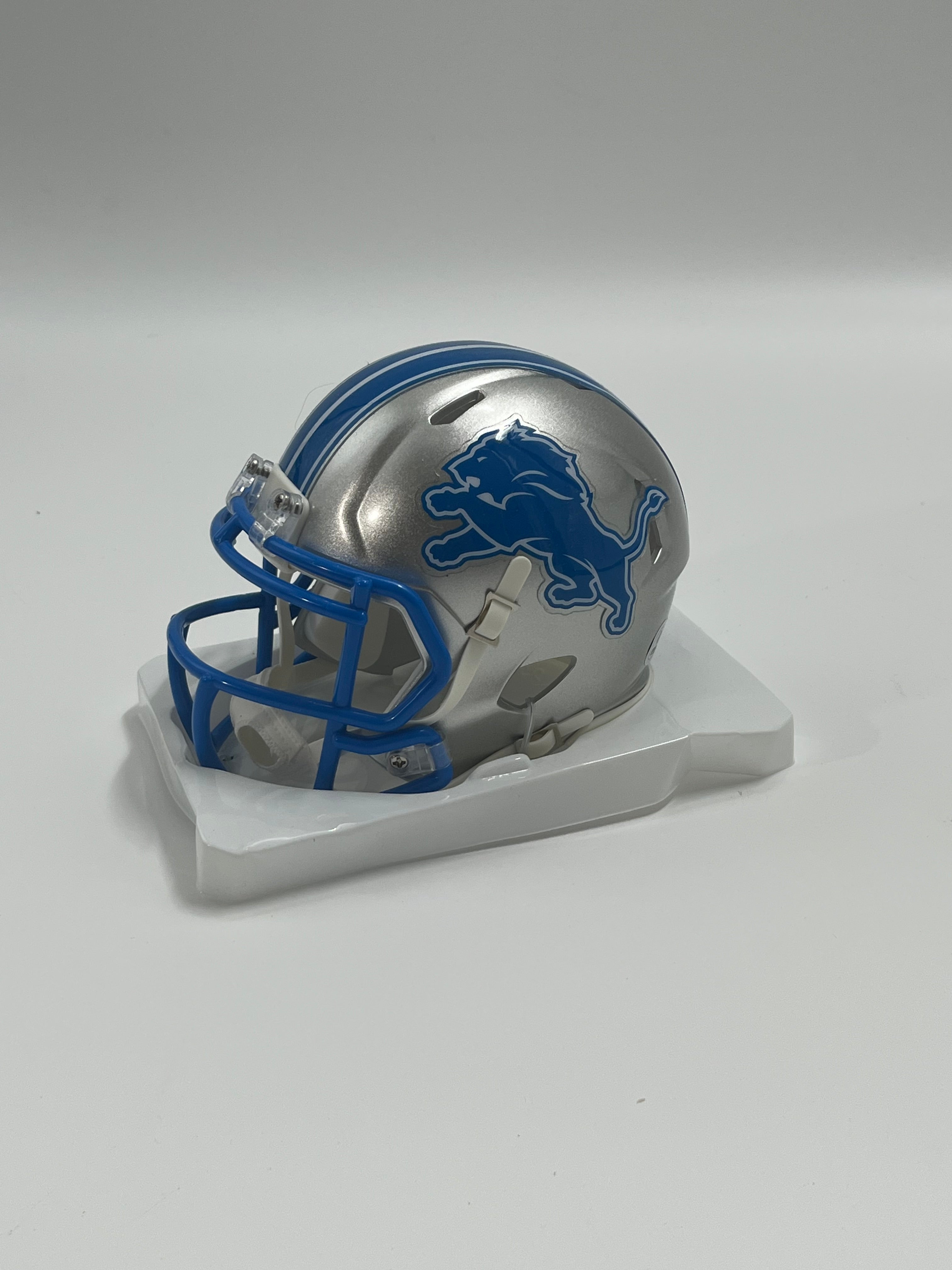 Alex Anzalone Signed Lions Speed Mini Helmet (Beckett)