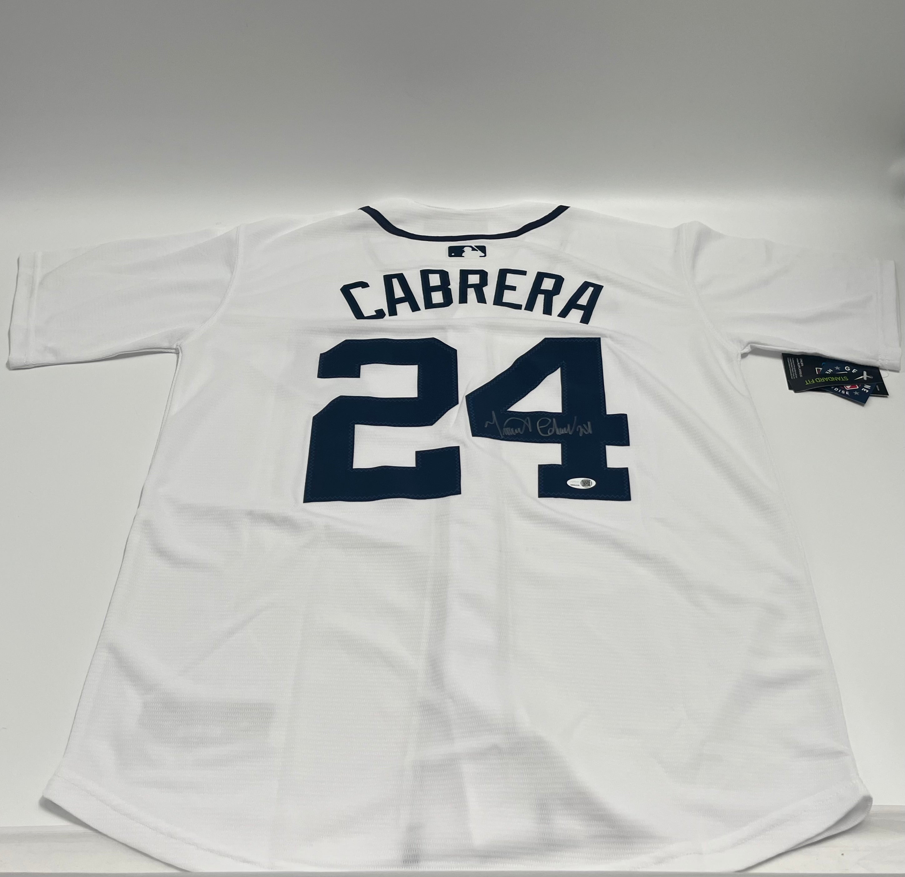 Miguel Cabrera Signed Tigers Nike Authentic Jersey (JSA)