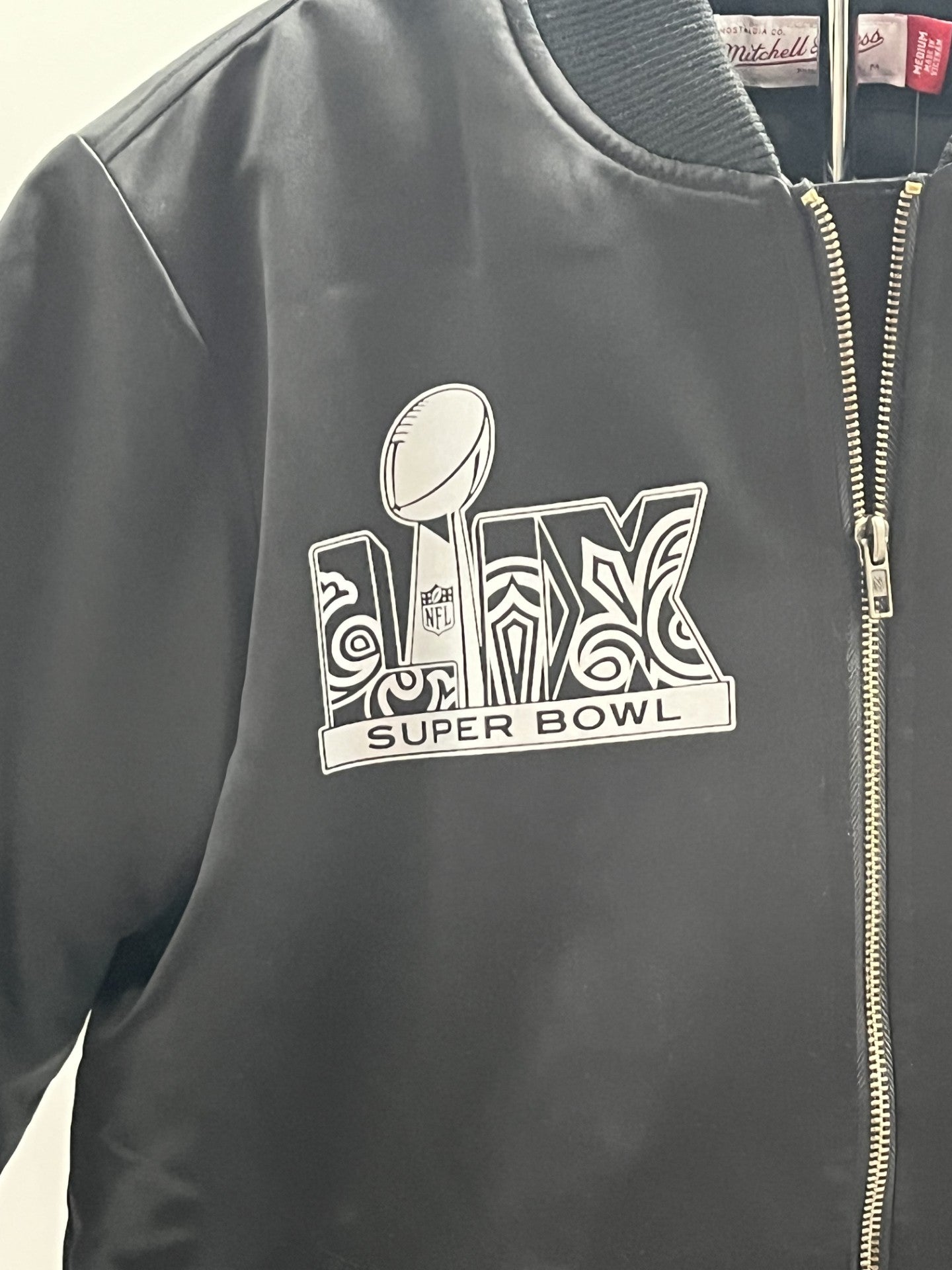 Mitchell & Ness Philadelphia Eagles Super Bowl 59 LIX Champions Bomber Jacket