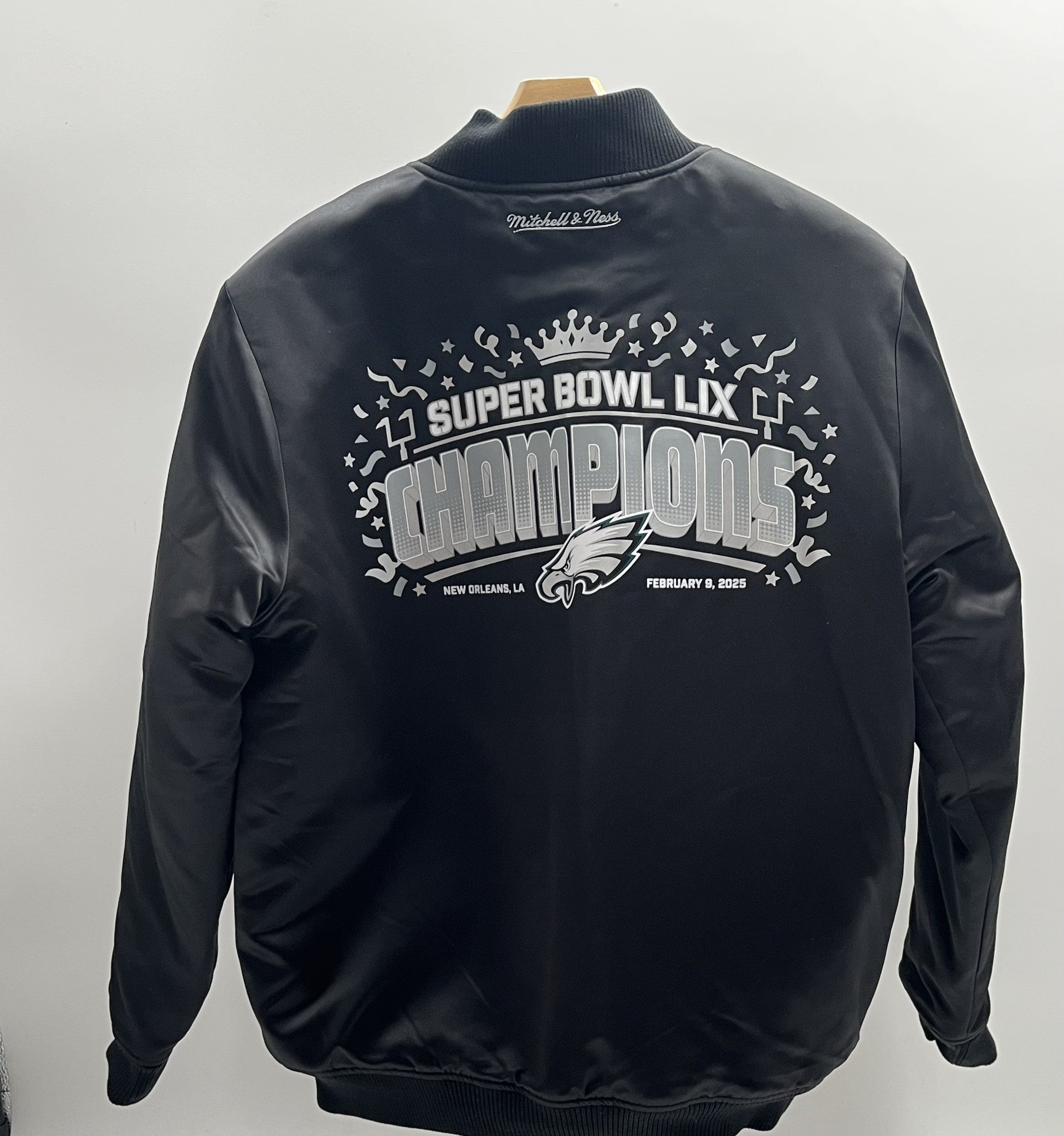 Mitchell & Ness Philadelphia Eagles Super Bowl 59 LIX Champions Bomber Jacket