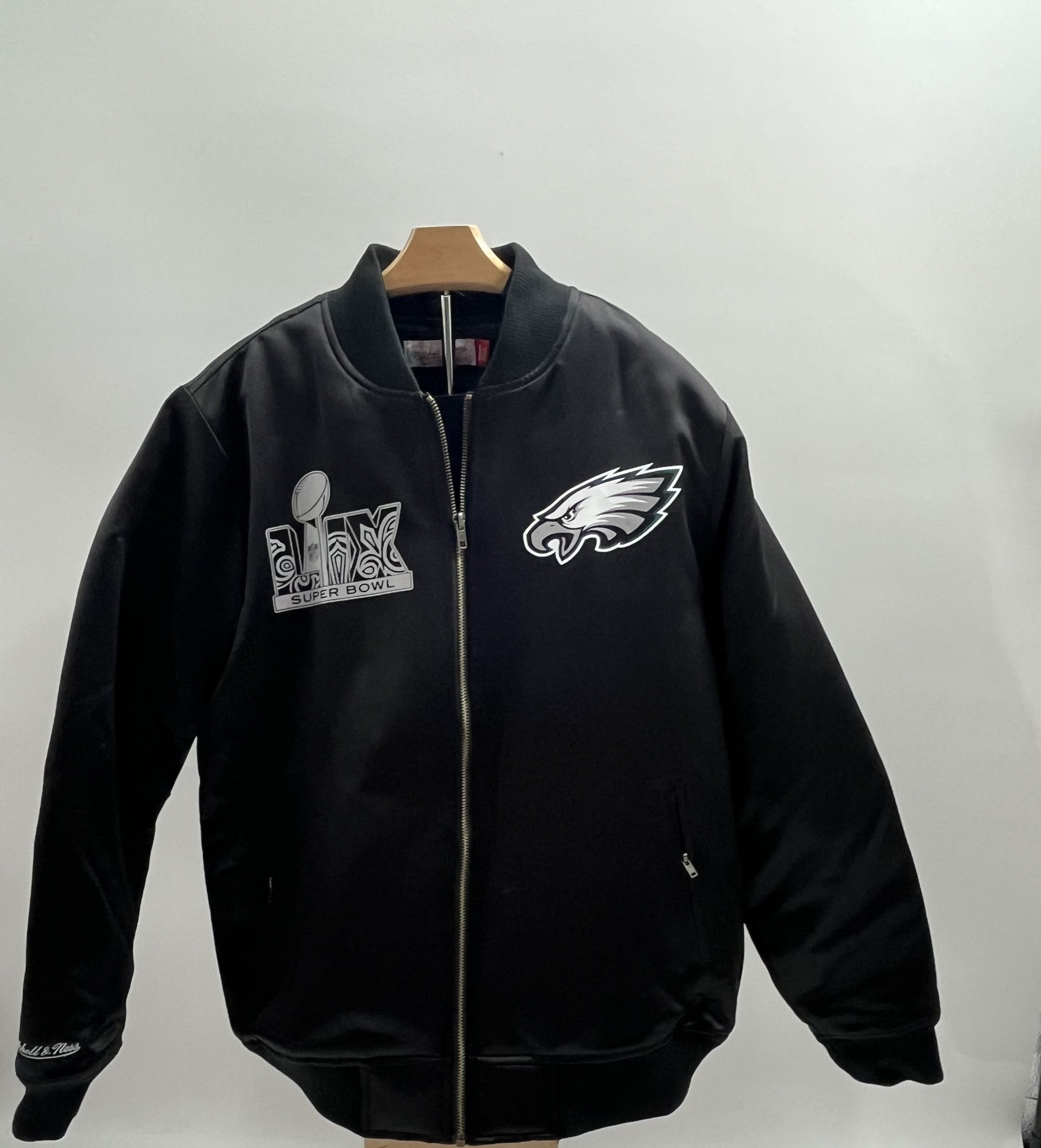 Mitchell & Ness Philadelphia Eagles Super Bowl 59 LIX Champions Bomber Jacket