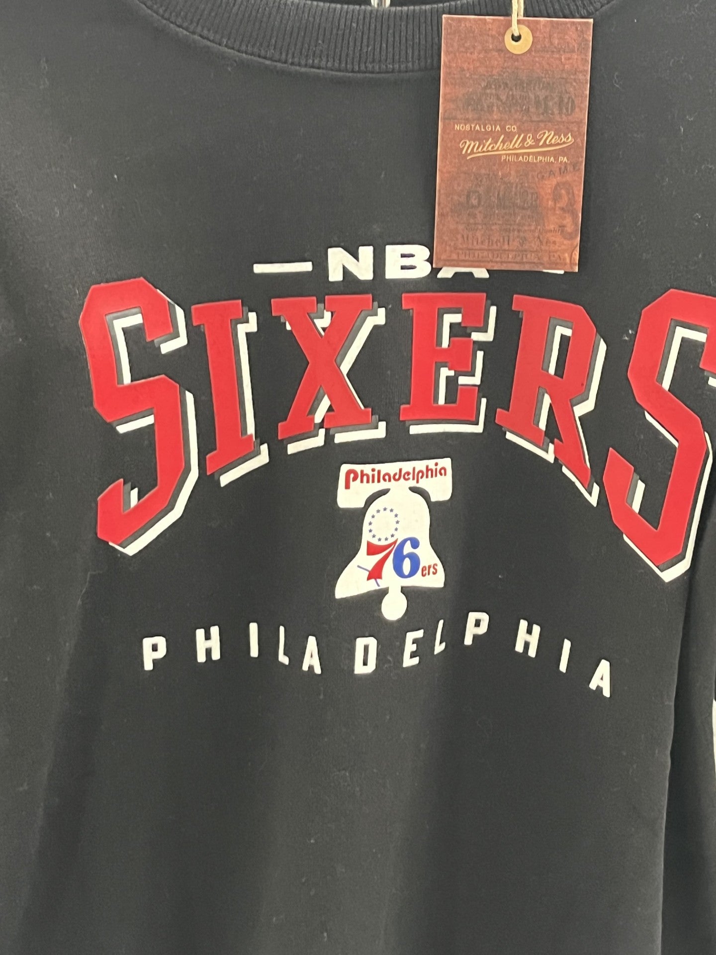 76ers Fleece M&N Crewneck Sweatshirt