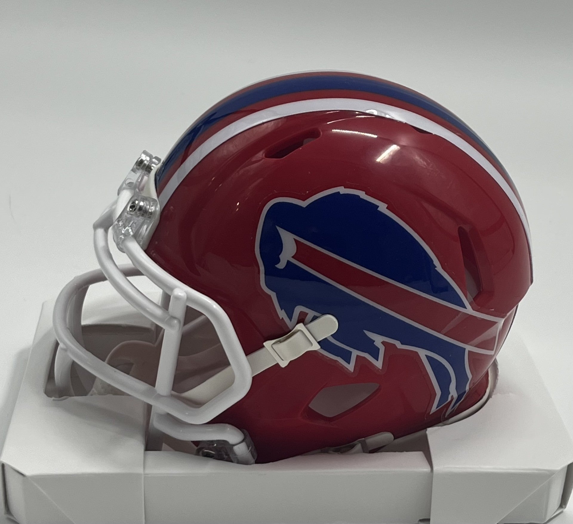 Andre Reed Signed Bills Speed Mini Helmet (TSE)
