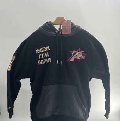Mitchell &amp; Ness Philadelphia 76ers Throwback Pull over hoodie