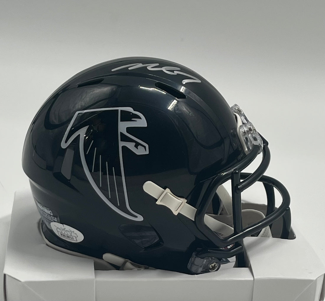 Michael Vick Falcons (JSA) Speed Mini Helmet Signed