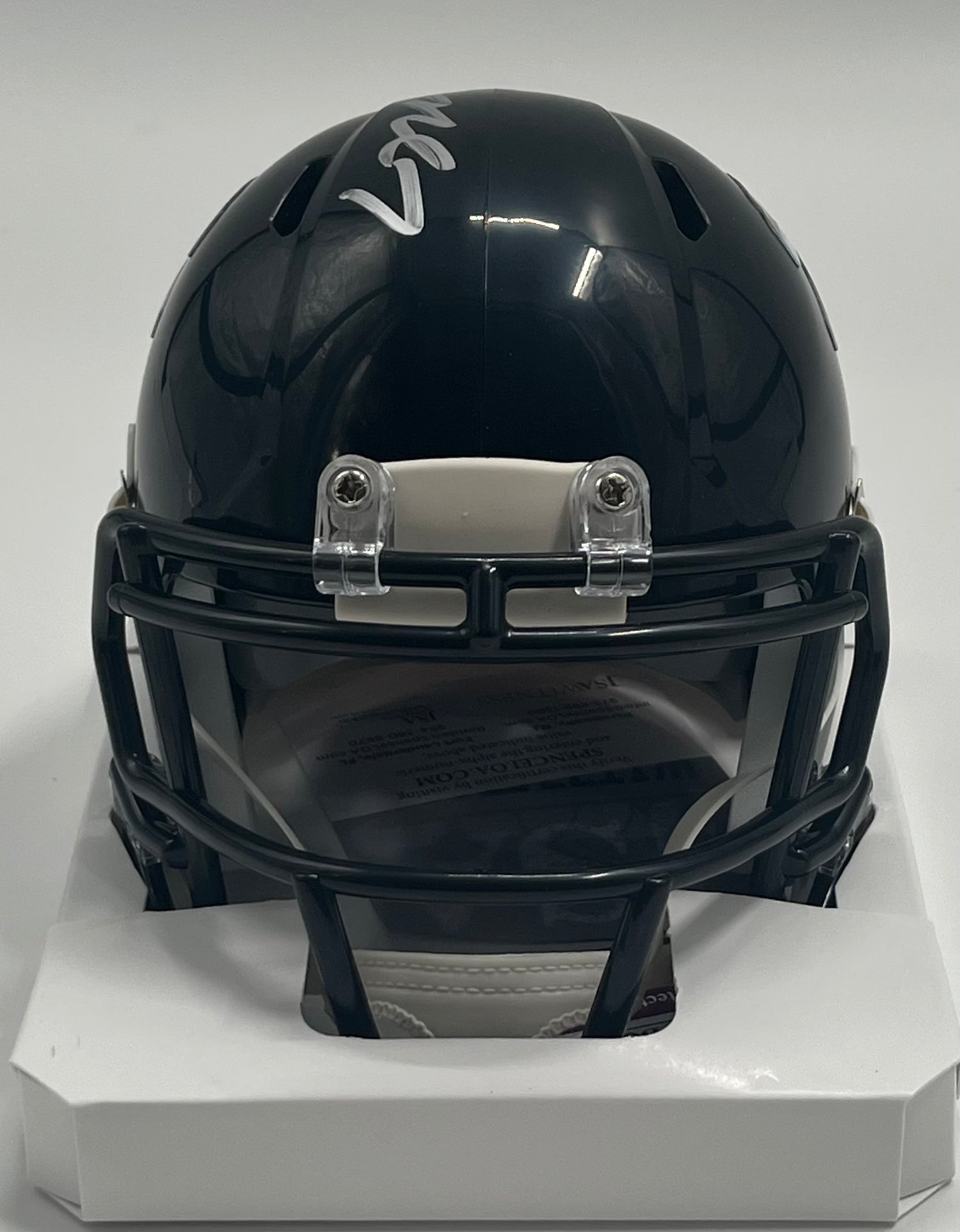 Michael Vick Falcons (JSA) Speed Mini Helmet Signed