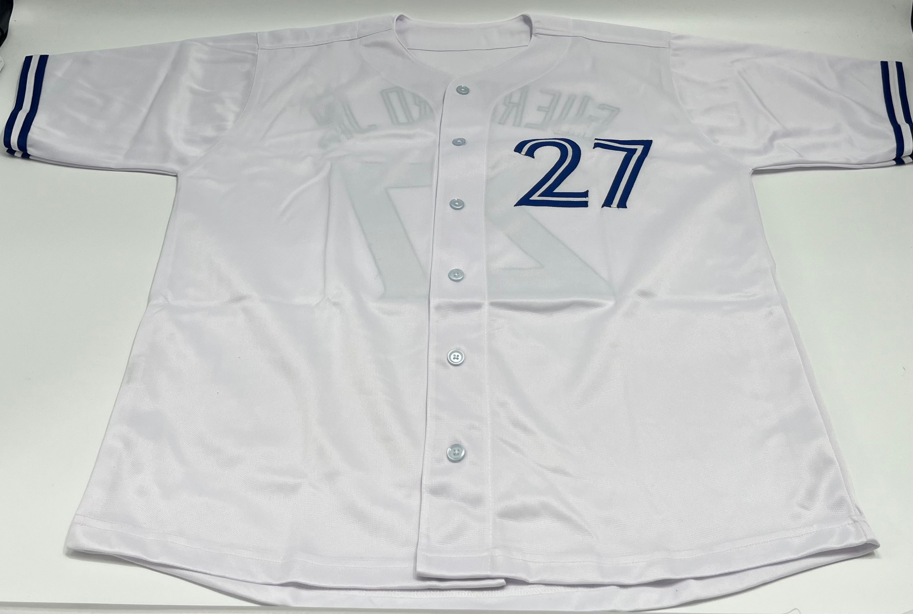 Vladimir Guerrero Jr. Signed Jersey (JSA &amp; Leaf)