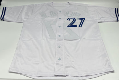 Vladimir Guerrero Jr. Signed Jersey (JSA &amp; Leaf)