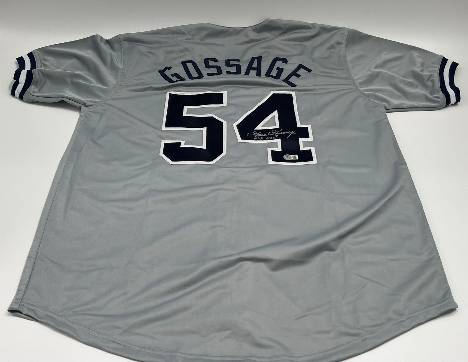 Goose Gossage Signed Jersey Inscribed &quot;HOF 2008&quot; (Beckett)