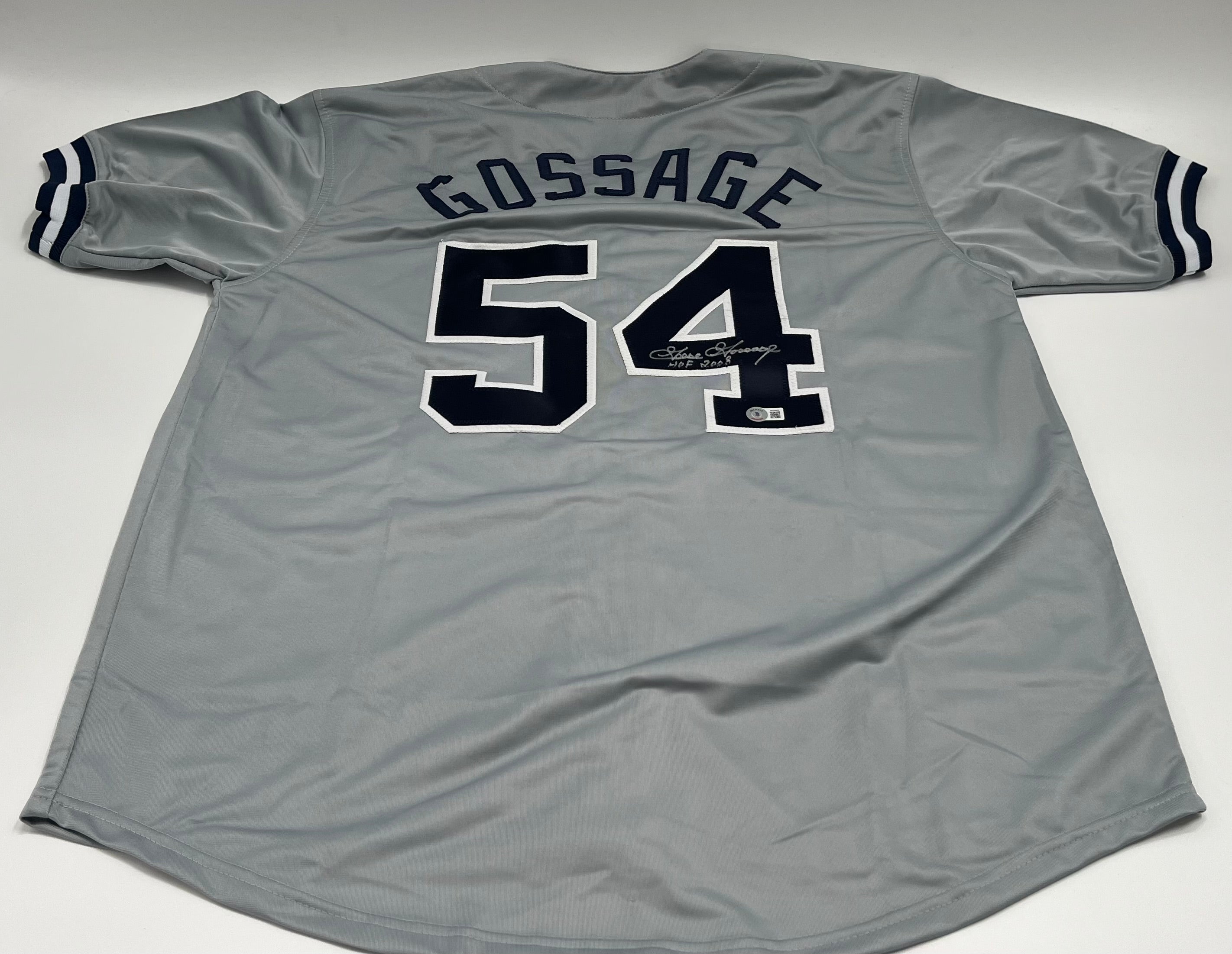 Goose Gossage Signed Jersey Inscribed &quot;HOF 2008&quot; (Beckett)