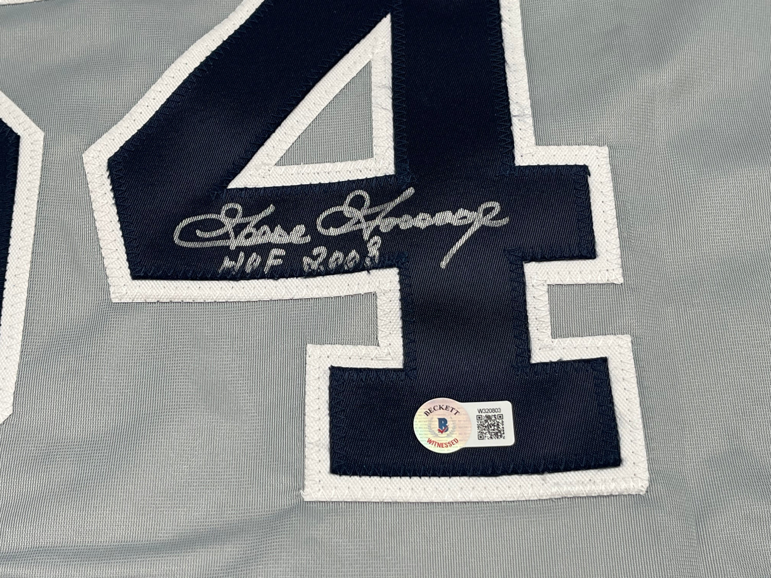 Goose Gossage Signed Jersey Inscribed &quot;HOF 2008&quot; (Beckett)