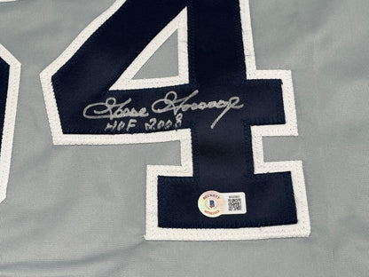 Goose Gossage Signed Jersey Inscribed &quot;HOF 2008&quot; (Beckett)