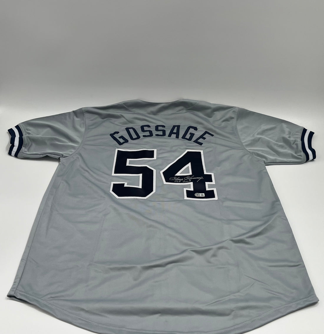 Goose Gossage Signed Jersey Inscribed &quot;HOF 2008&quot; (Beckett)