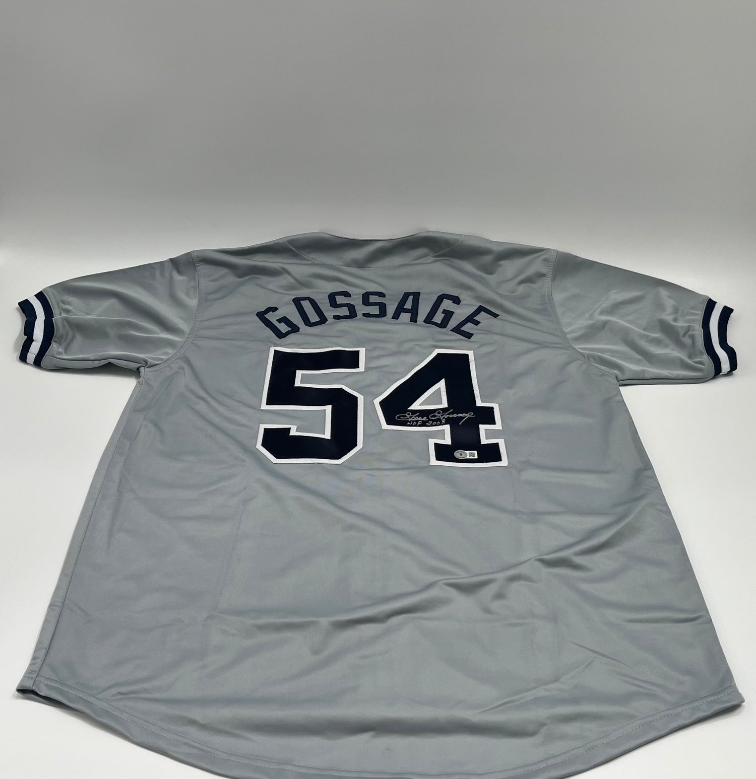 Goose Gossage Signed Jersey Inscribed &quot;HOF 2008&quot; (Beckett)