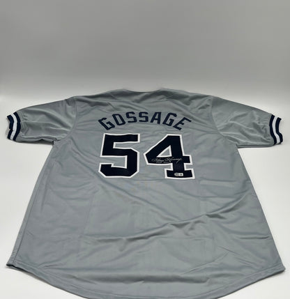 Goose Gossage Signed Jersey Inscribed &quot;HOF 2008&quot; (Beckett)