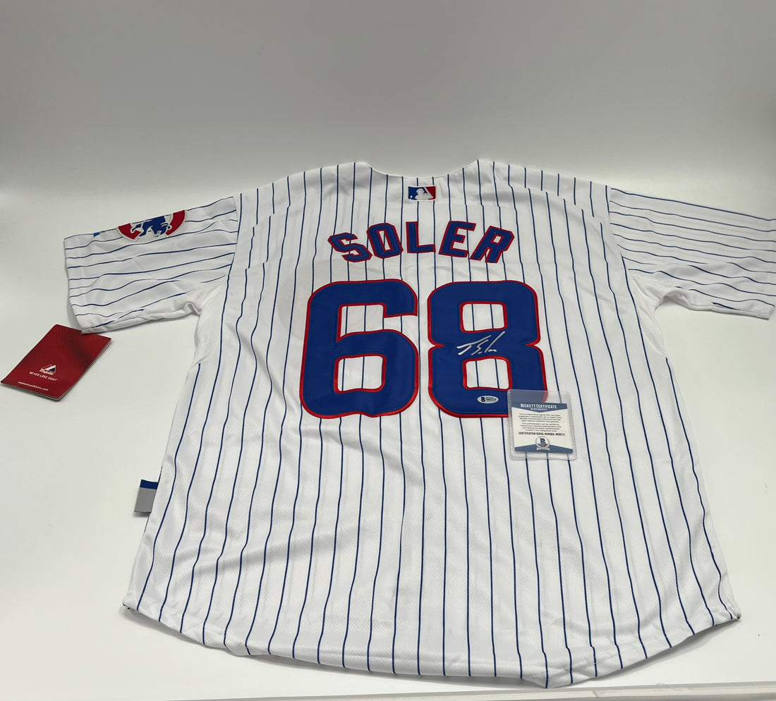 Jorge Soler signed Cubs Nike Jersey (Beckett)