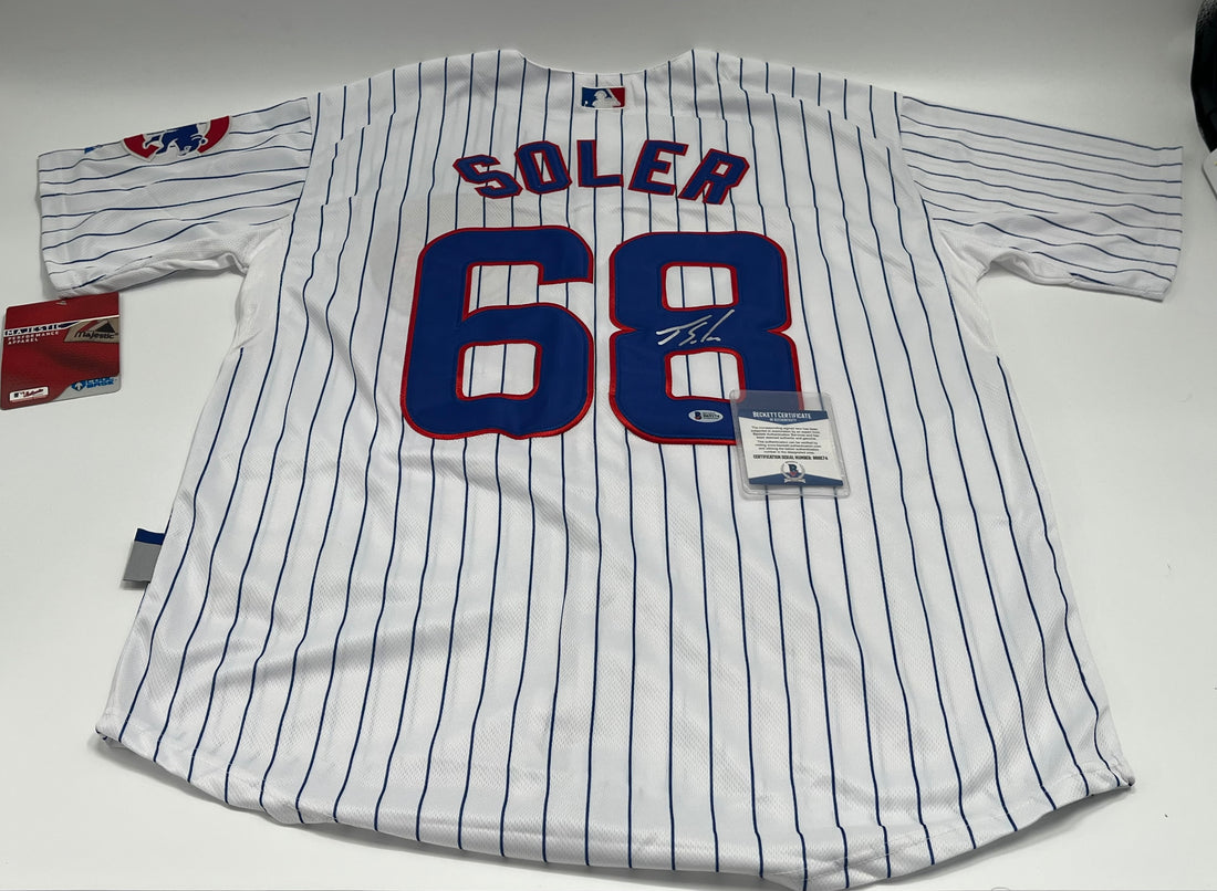 Jorge Soler signed Cubs Nike Jersey (Beckett)
