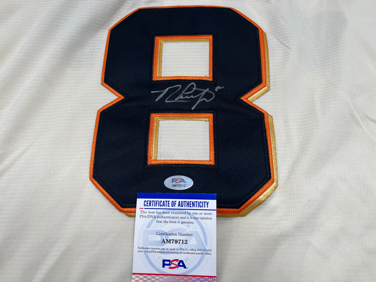 Michael Conforto Signed Giants Nike Authentic Jersey (PSA)